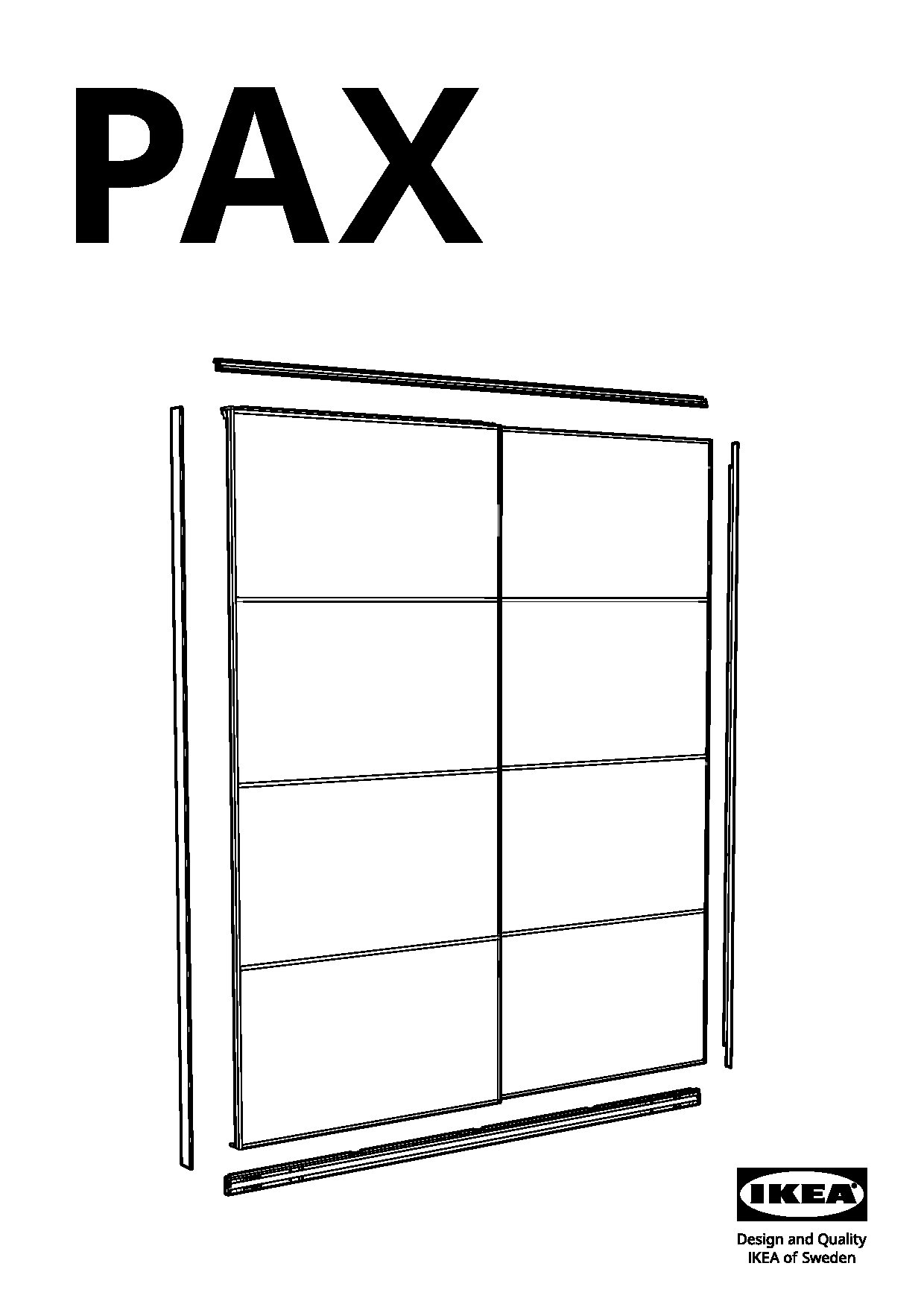 pax wardrobe system assembly instructions