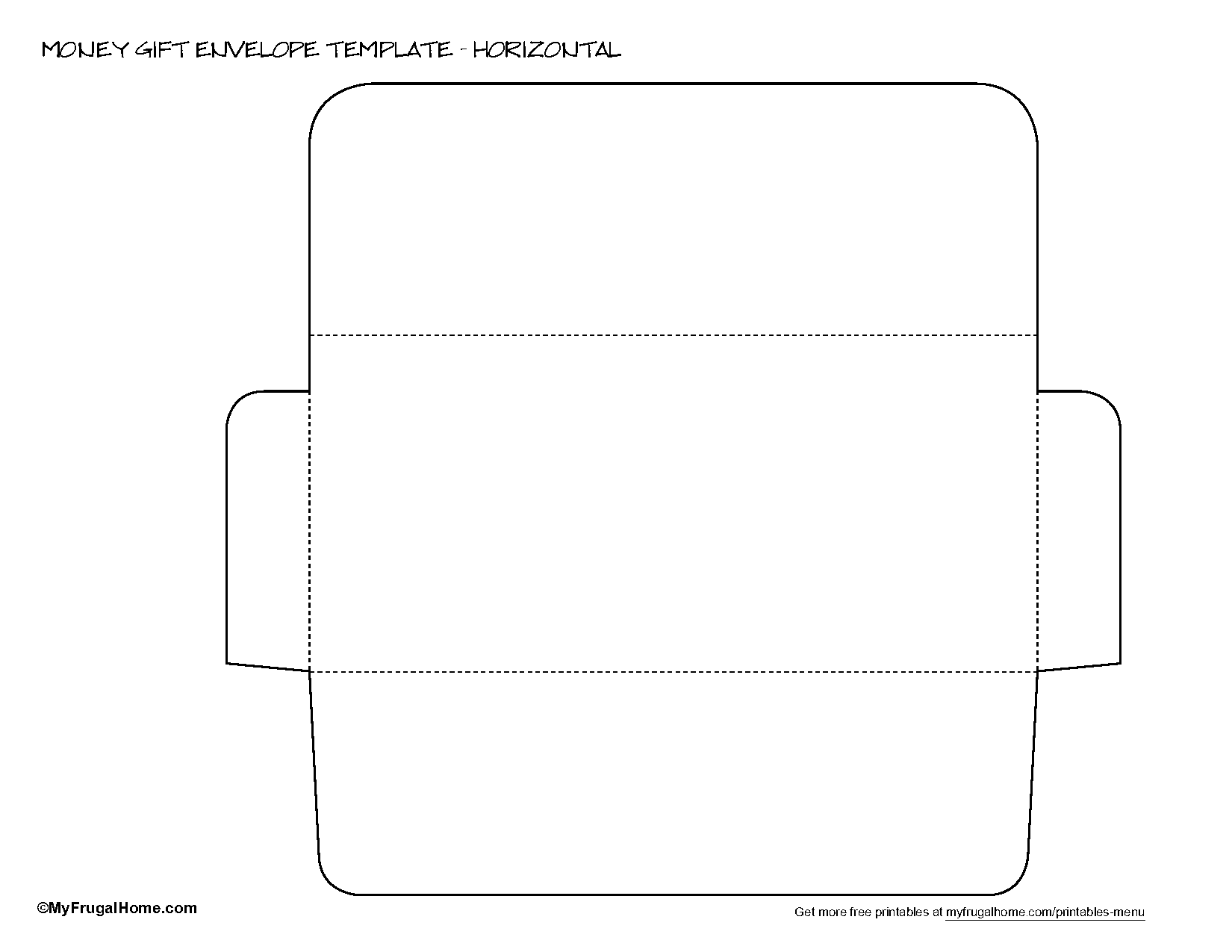 free money gift envelope template pdf