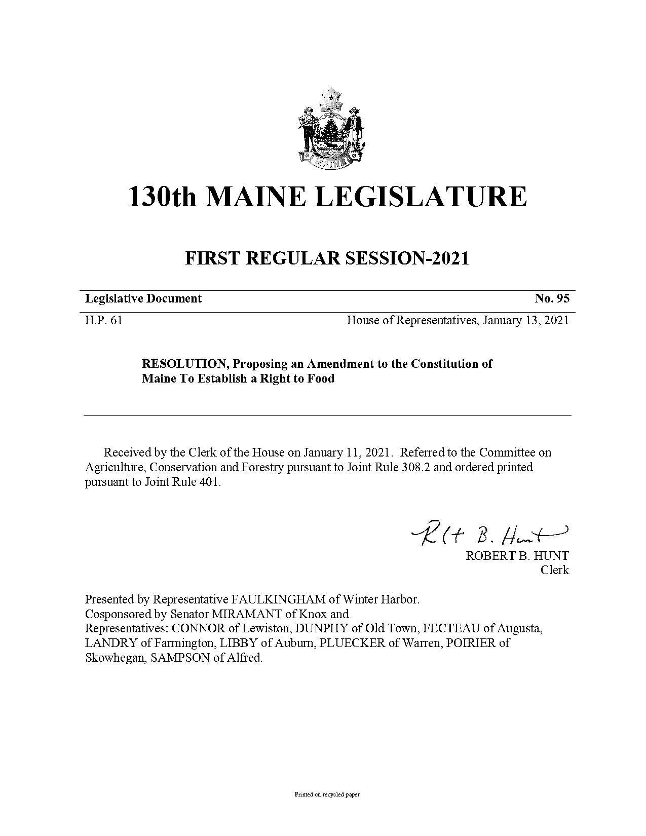 proposed contitutional amendment official document