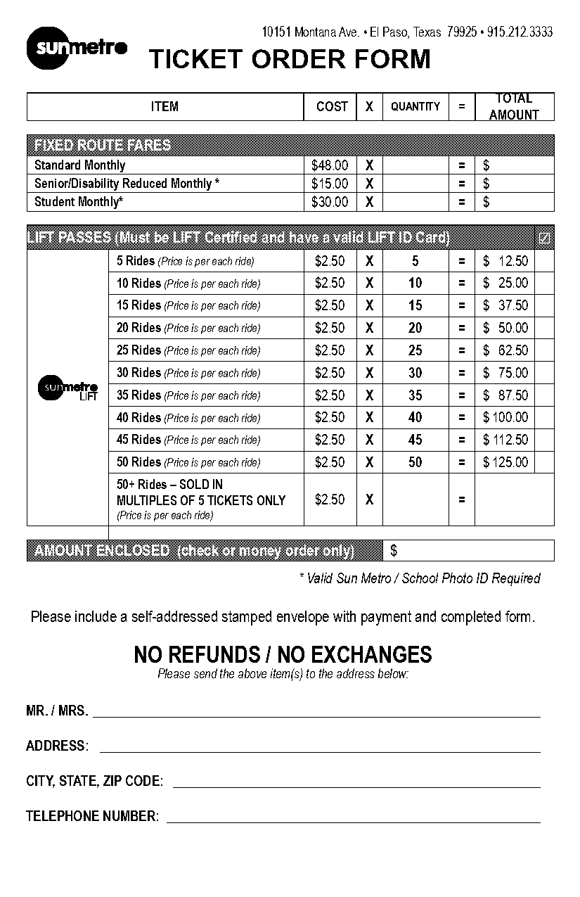 sun metro disability application