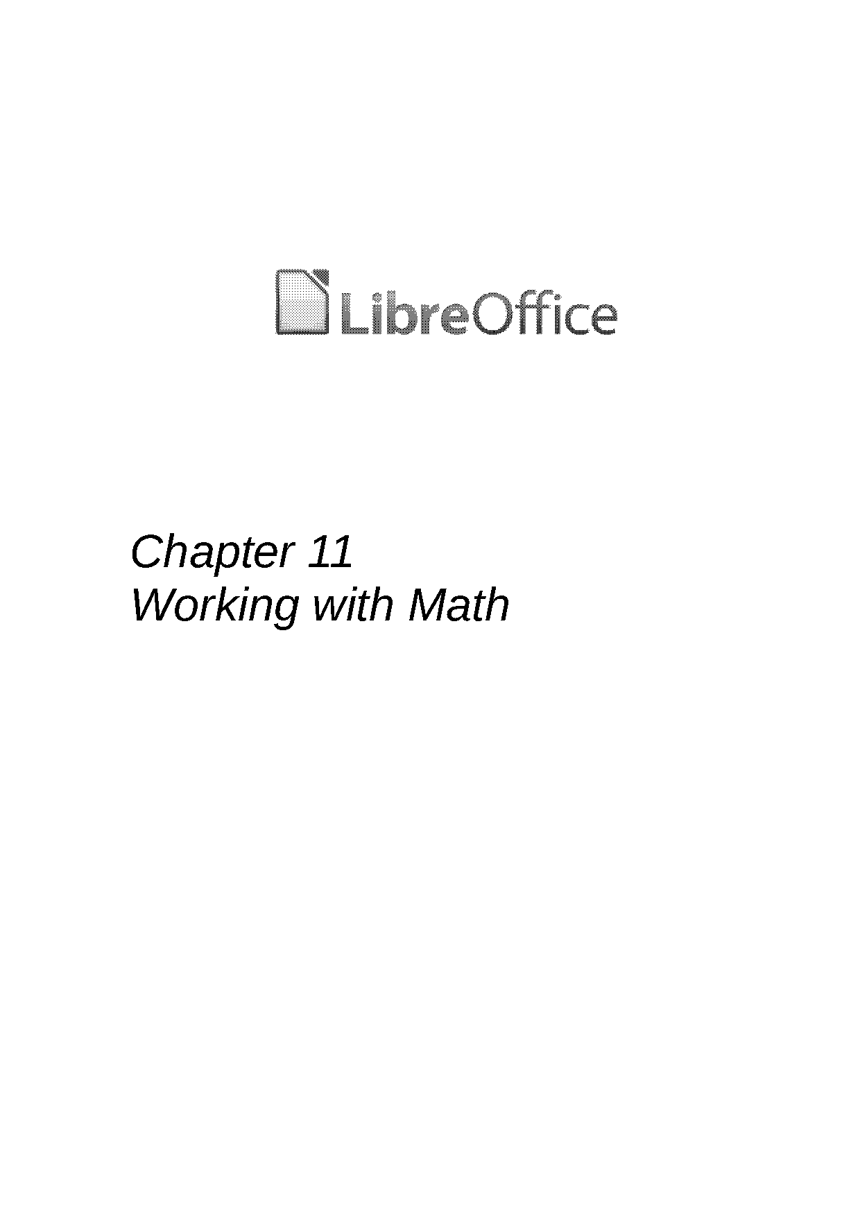 how to add equations in libreoffice writer