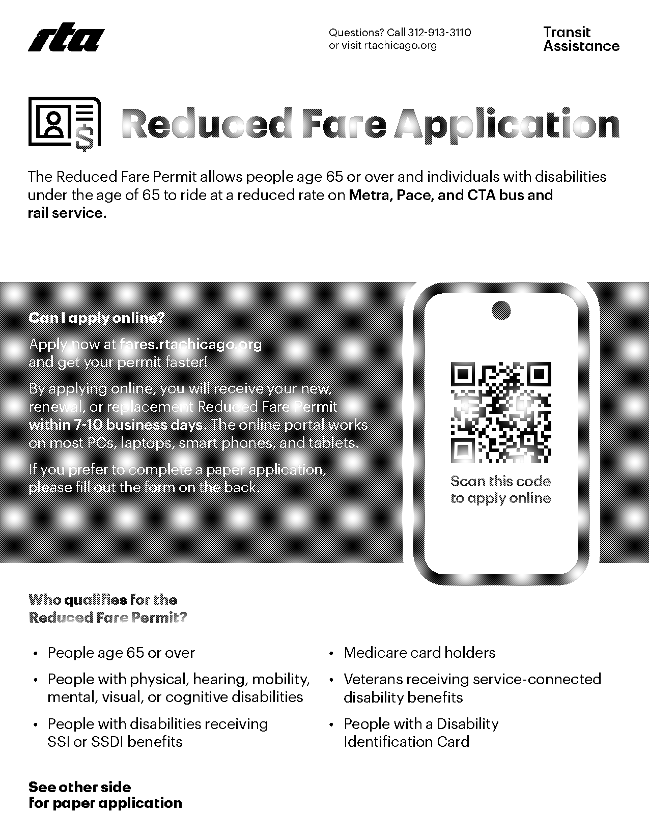 rta photo id application form