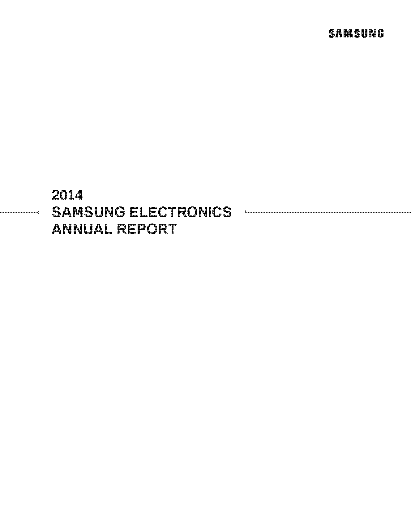 financial report of samsung