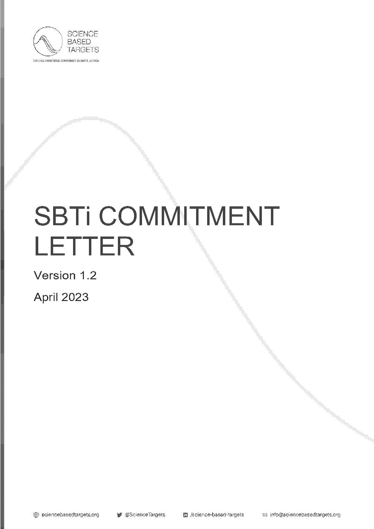 commitment letter to work