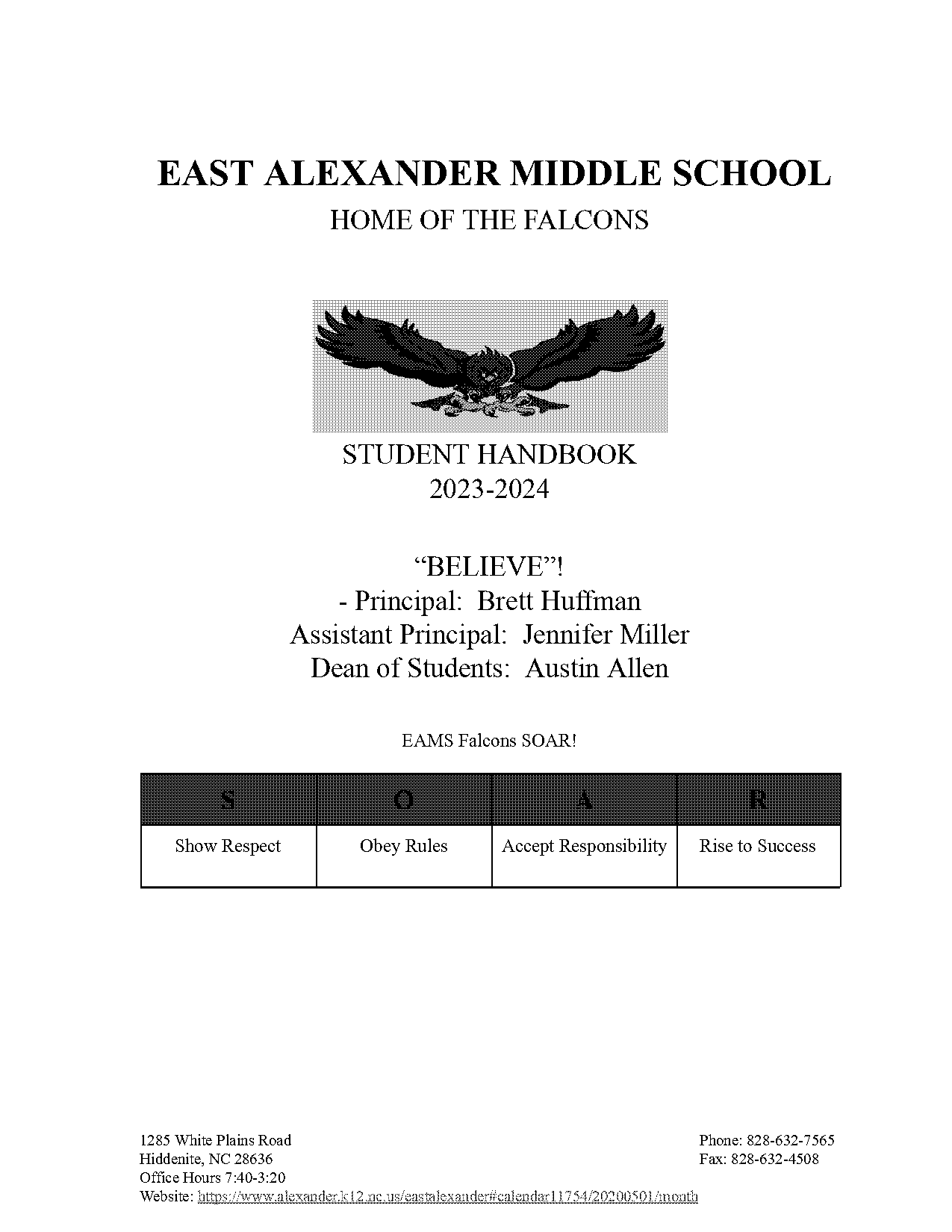 east alexander middle school football schedule