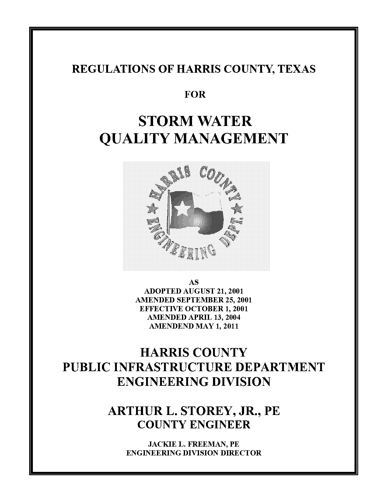 notice of detention requirements harris county