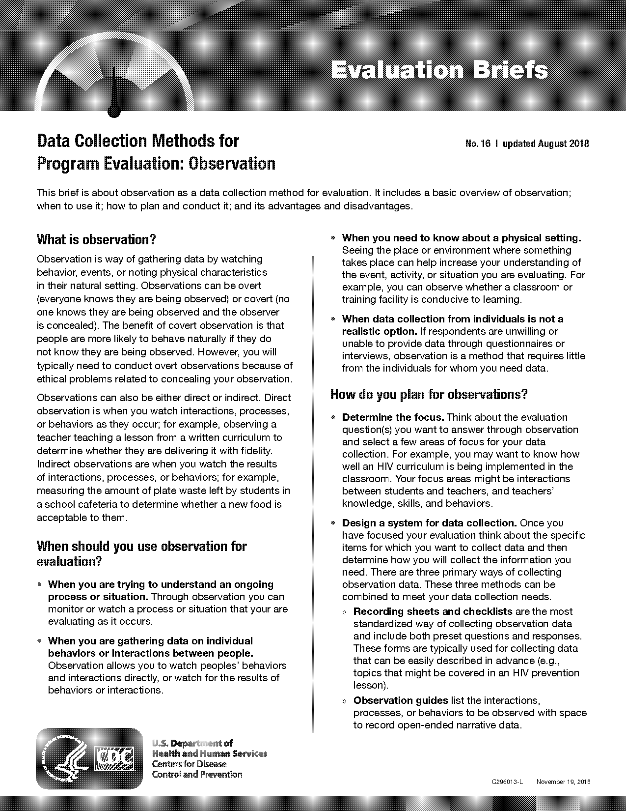 observation techniques direct vs indirect