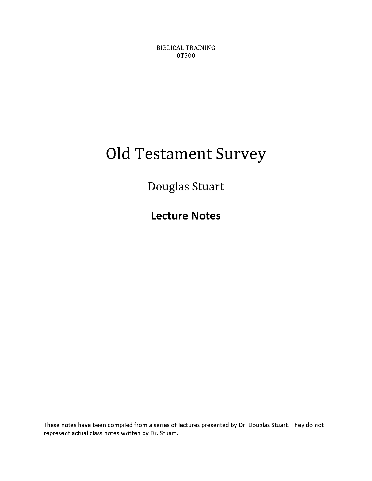 old testament survey free pdf