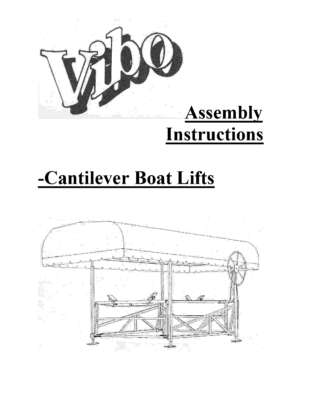 hewitt boat lift assembly instructions