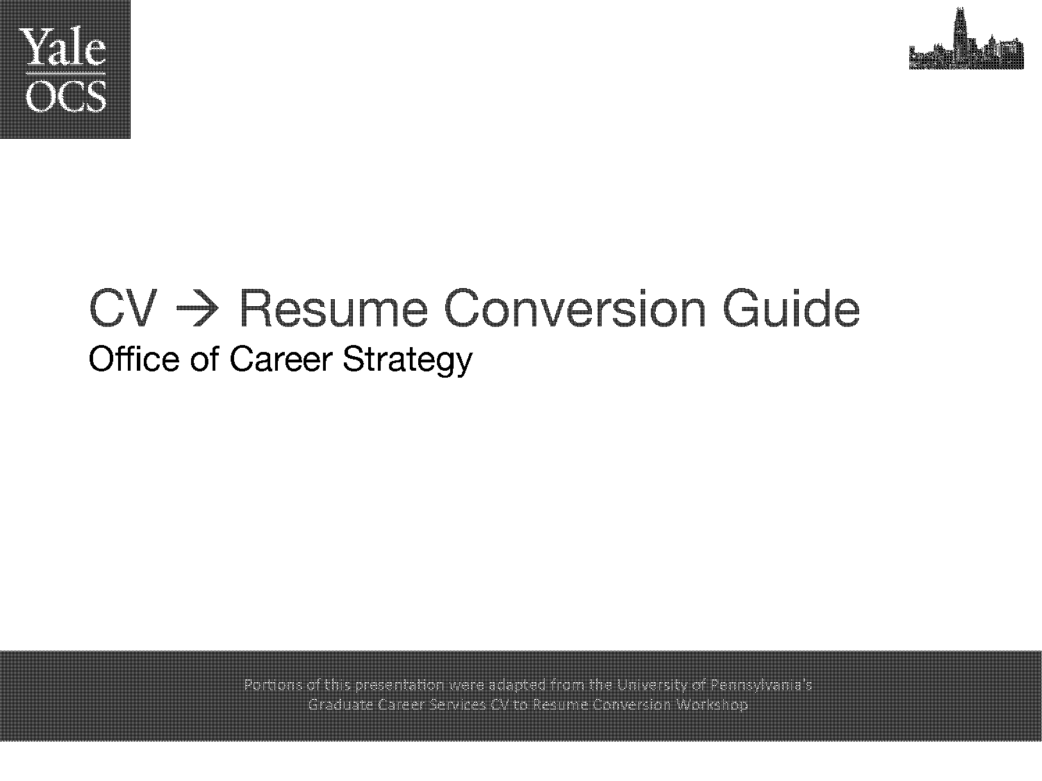 convert resume to cv