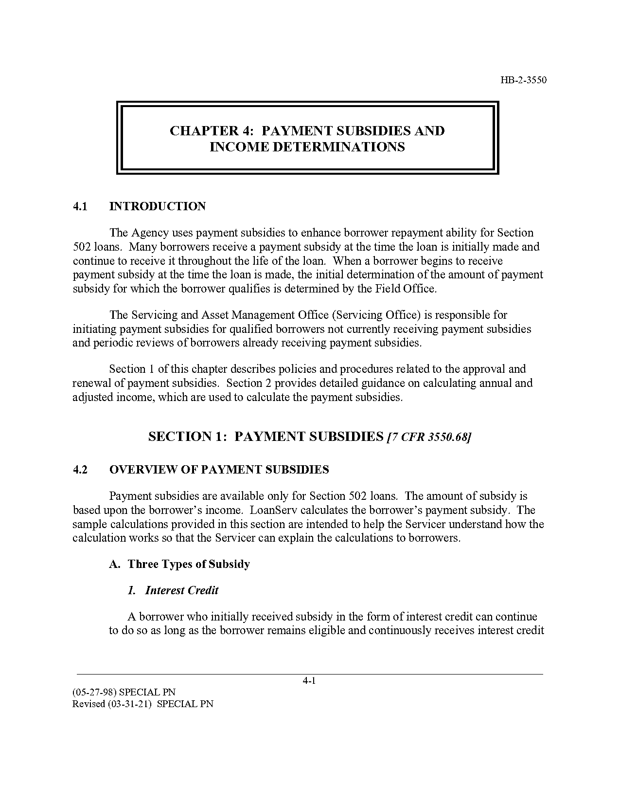 mortgage interest adjustment calculation limit single