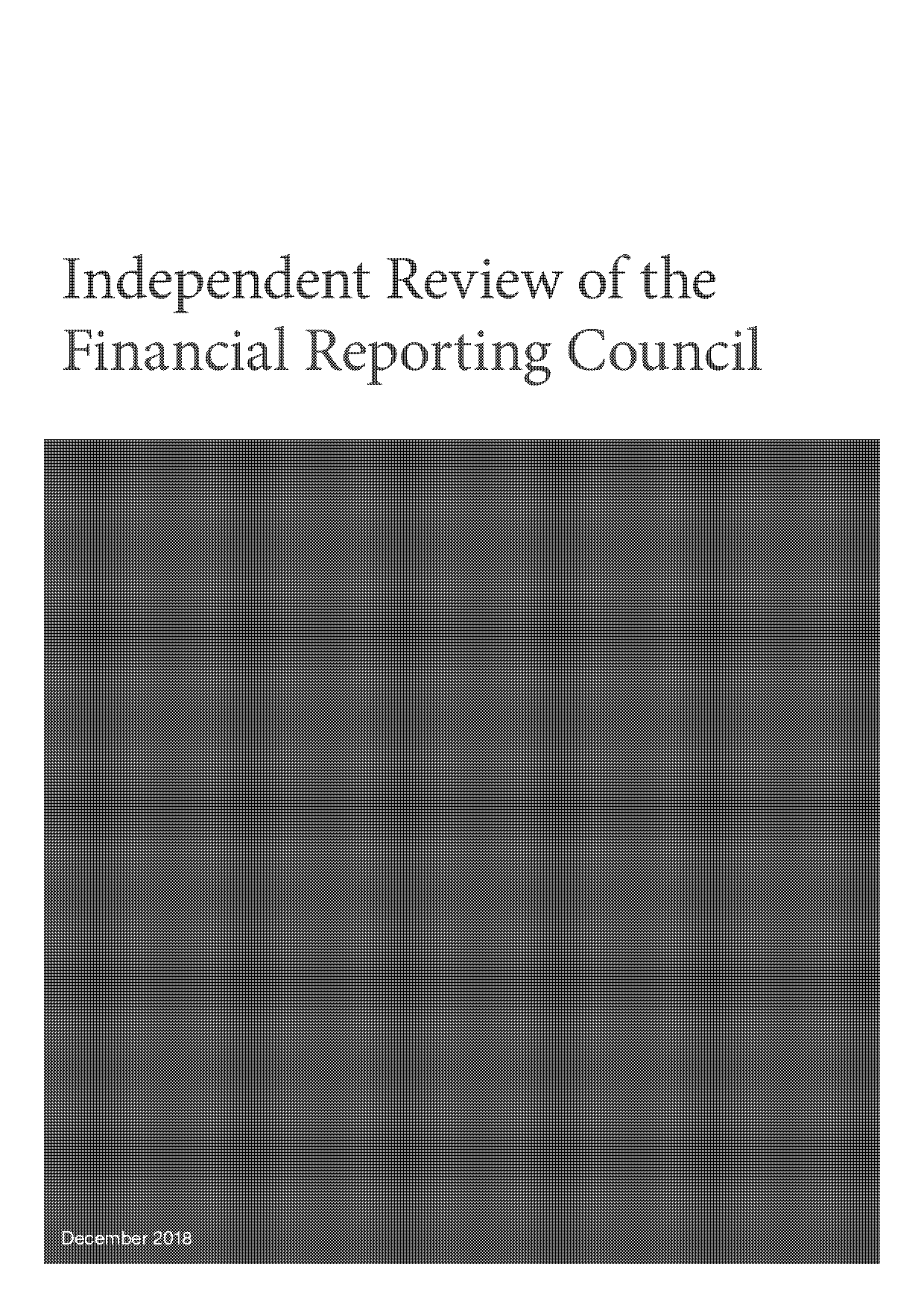 define financial reporting council