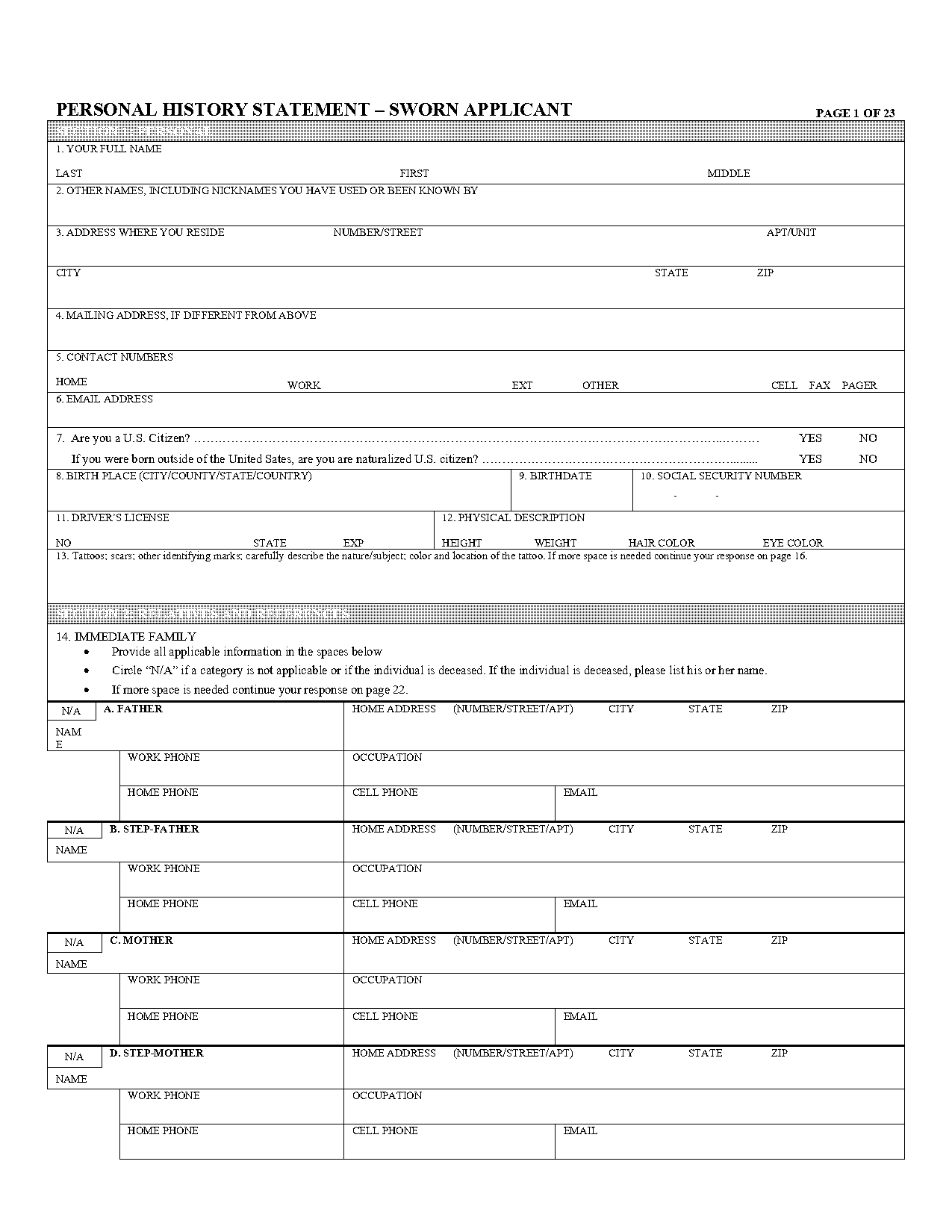 lvmpd voluntary statement form