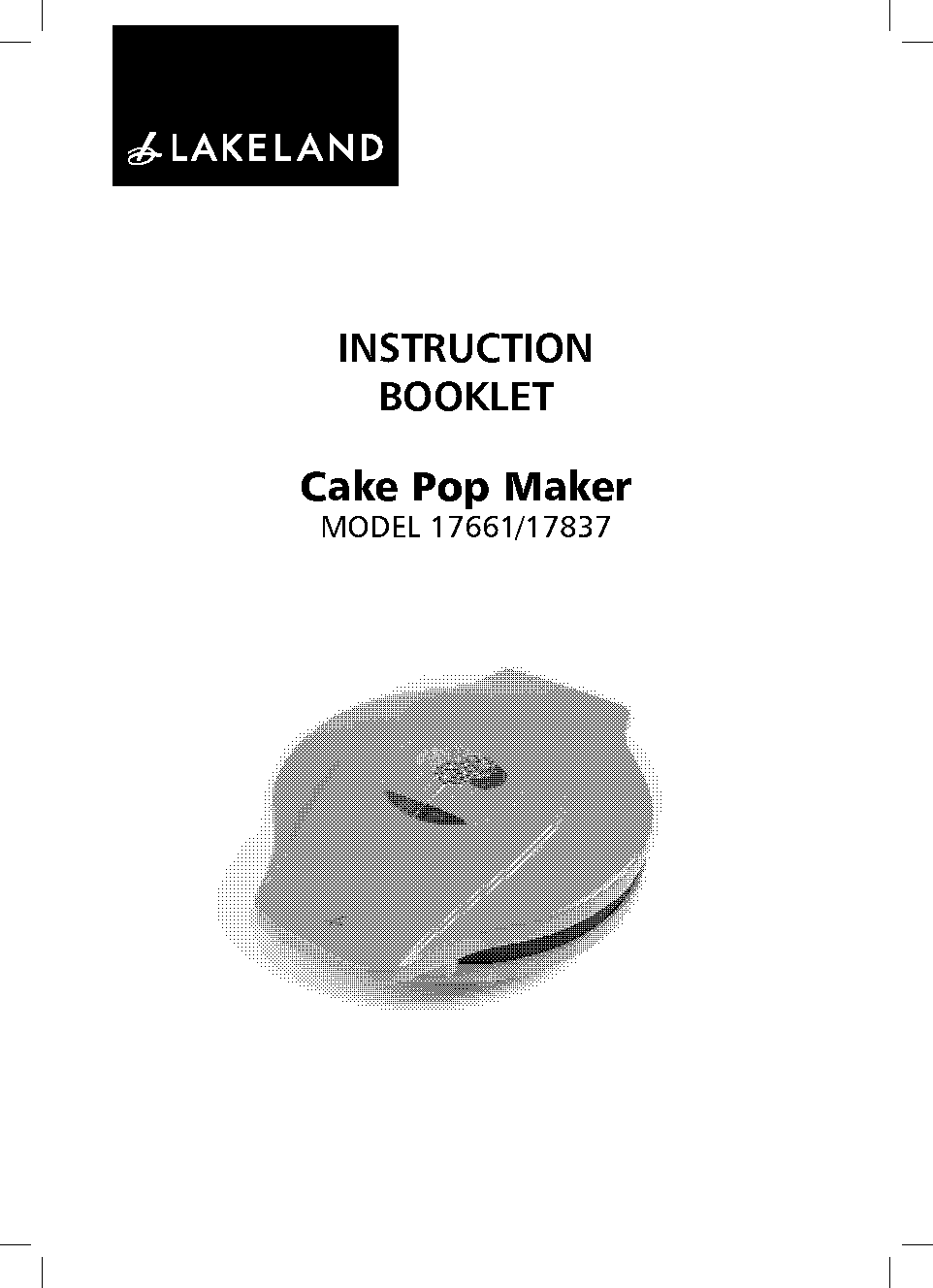 sunbeam cupcake maker instruction manual