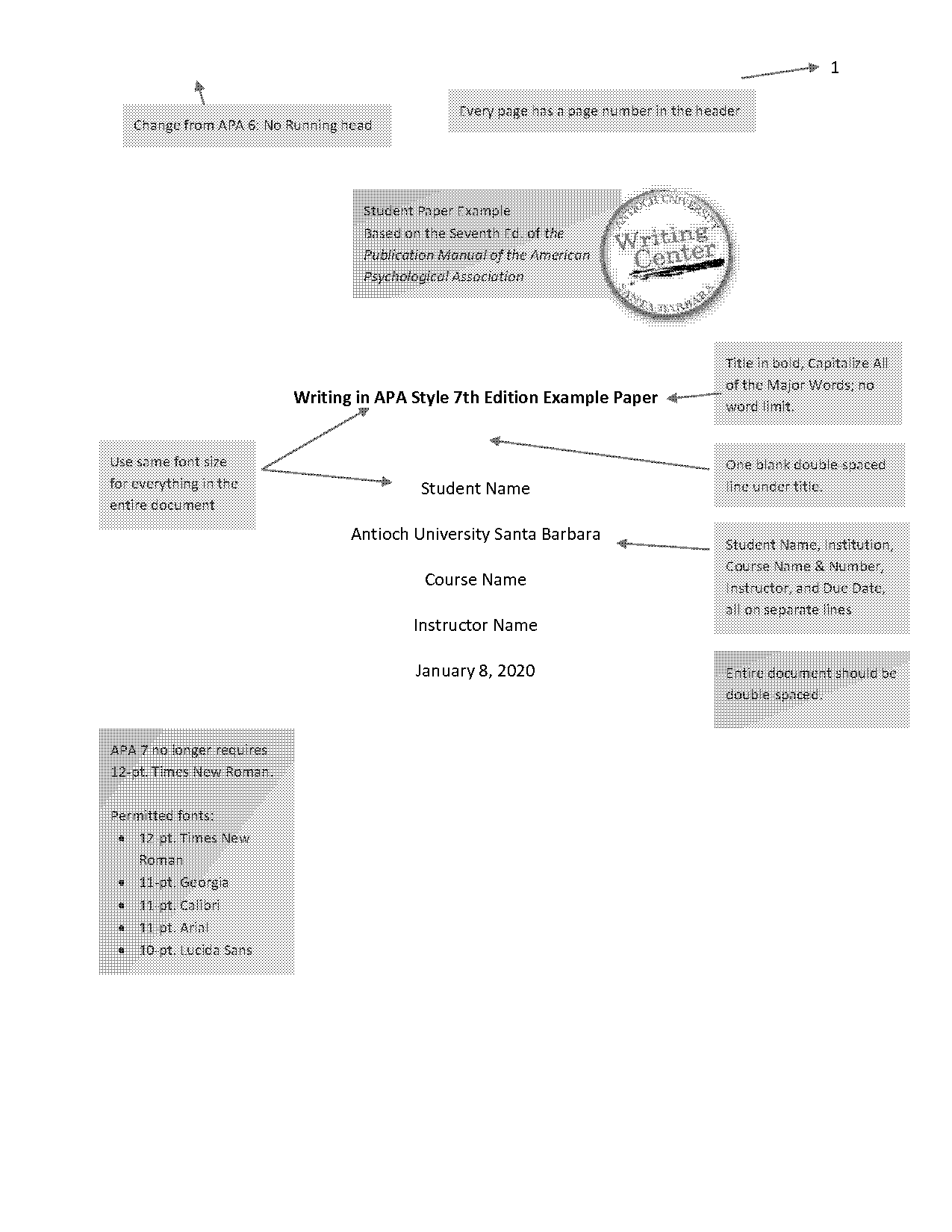 sample apa research paper with running head