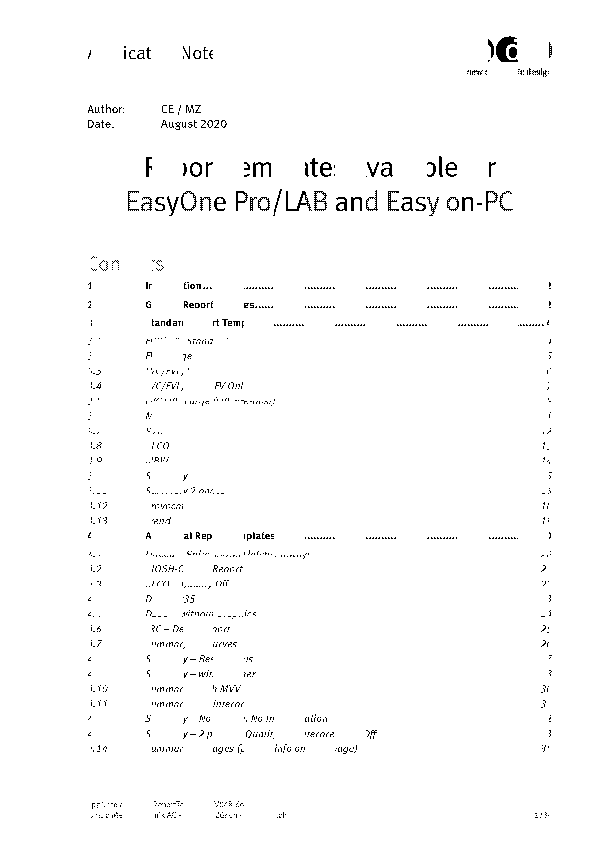 templates for lab reports