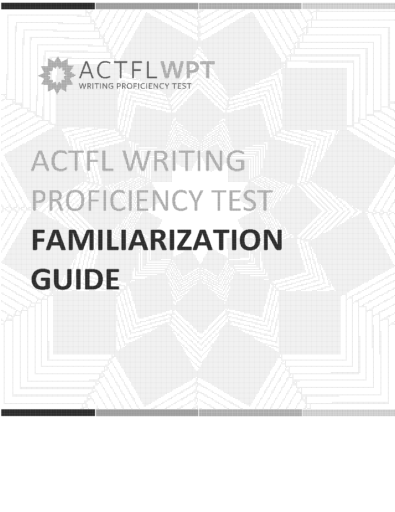 writing sample of low advanced actfl