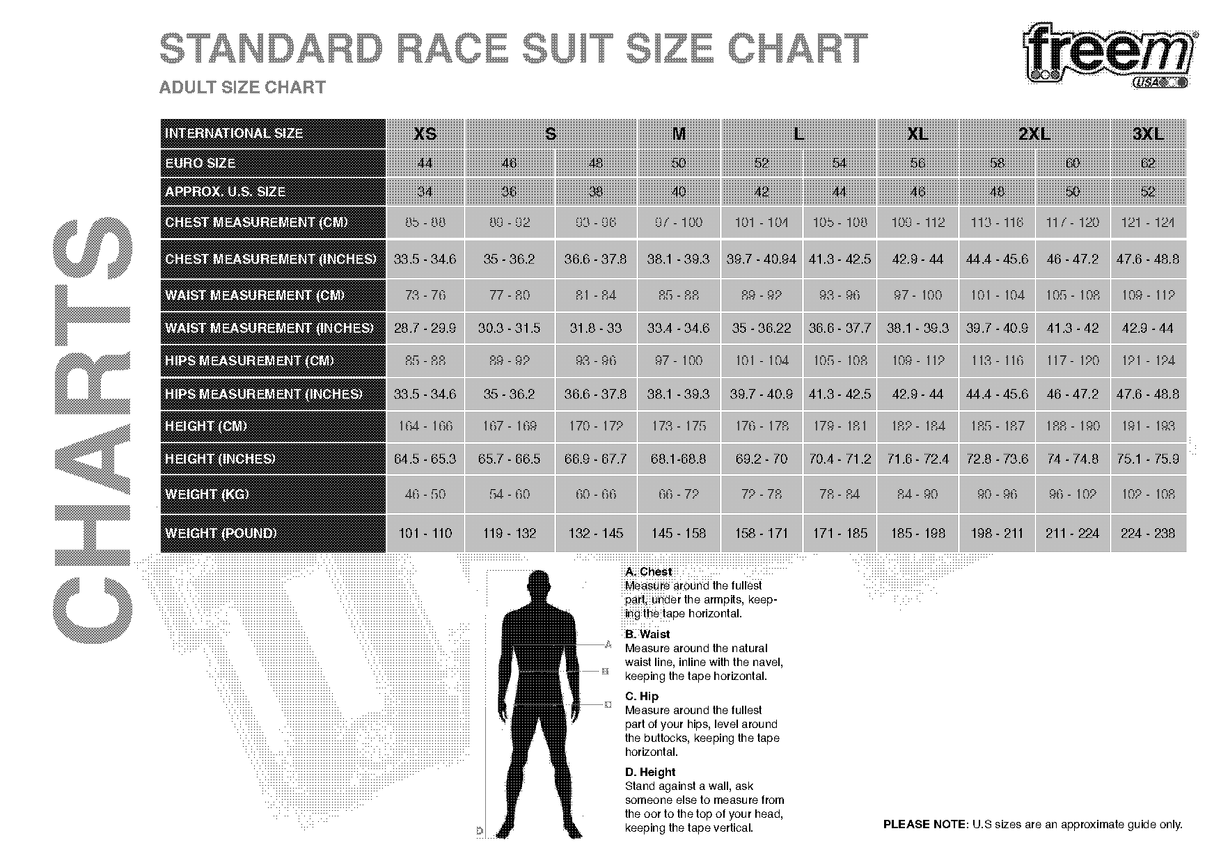 alpinestars kart suit size guide