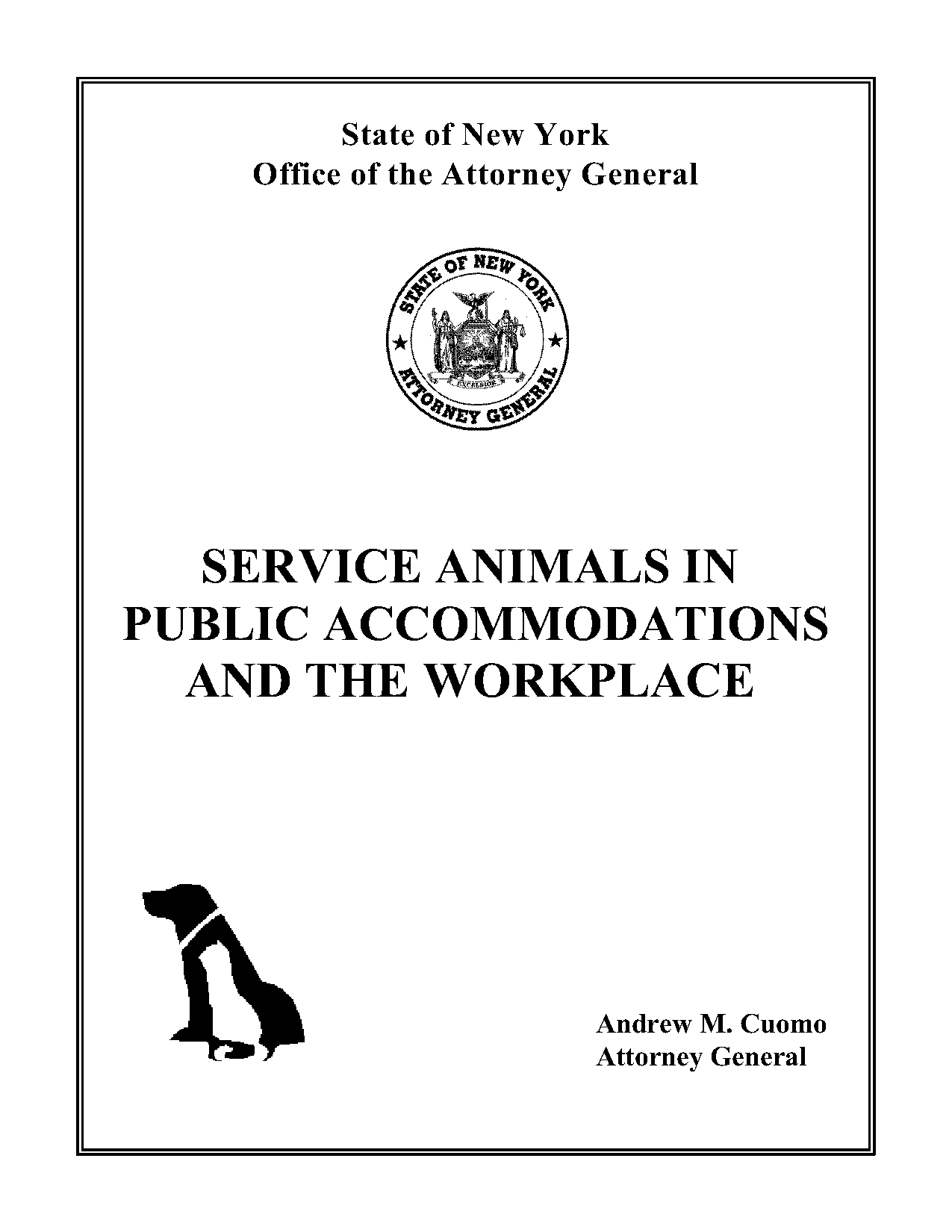 nyc disability act service dog