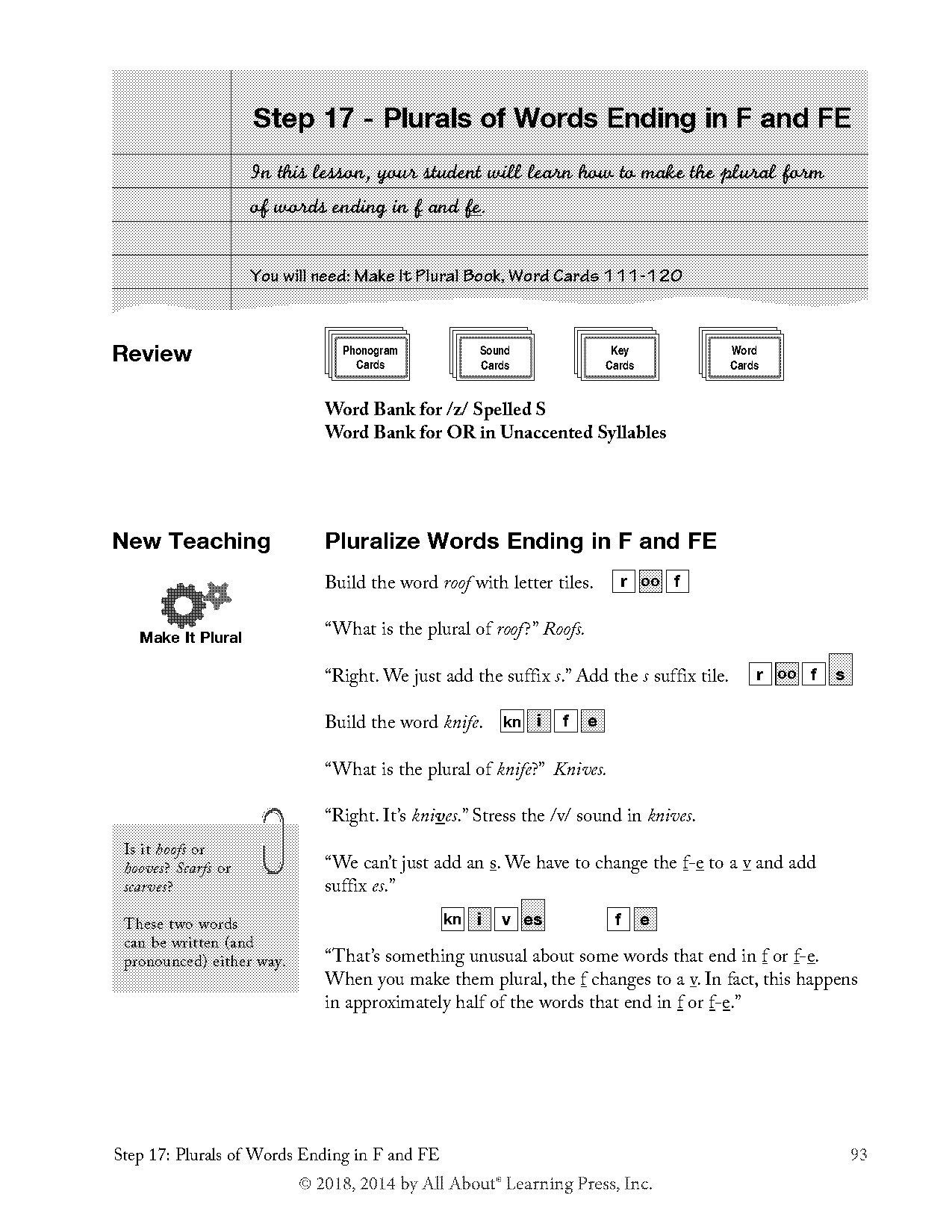 plural words ending in f to ves worksheet pdf