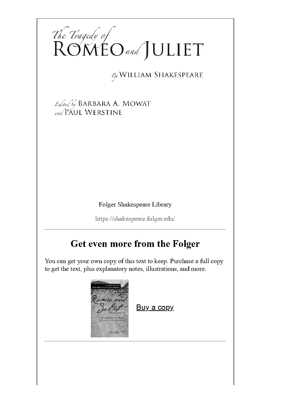 romeo and juliet act two scene three translation