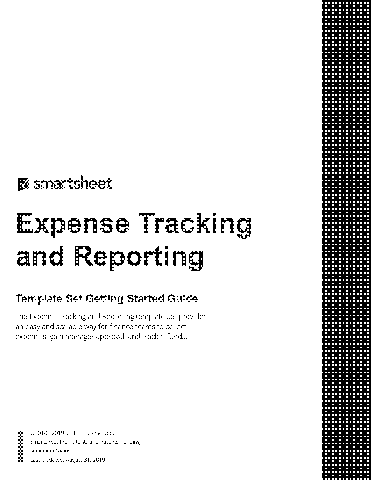 sheets templates expense report