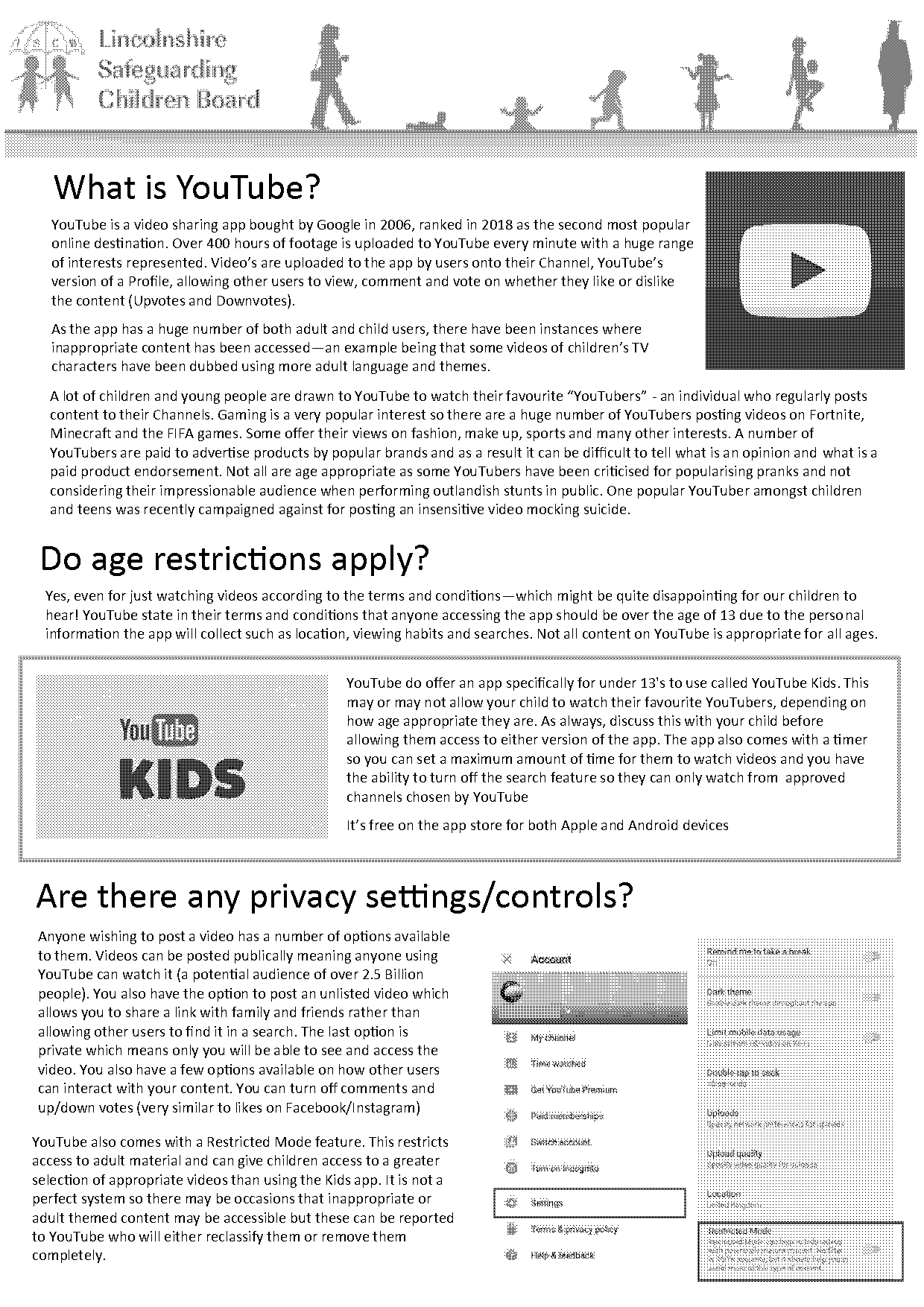 you tube age requirements