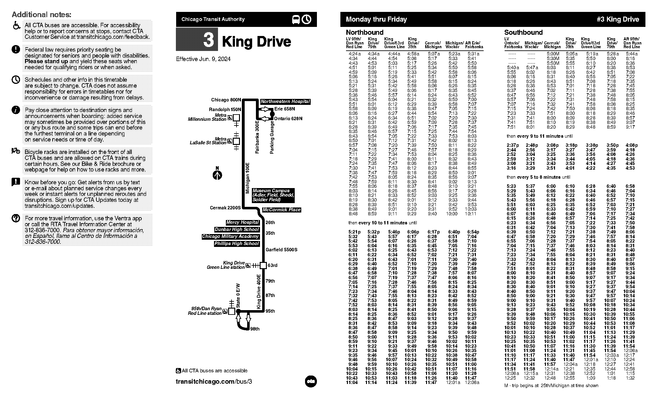 lasalle st station schedule