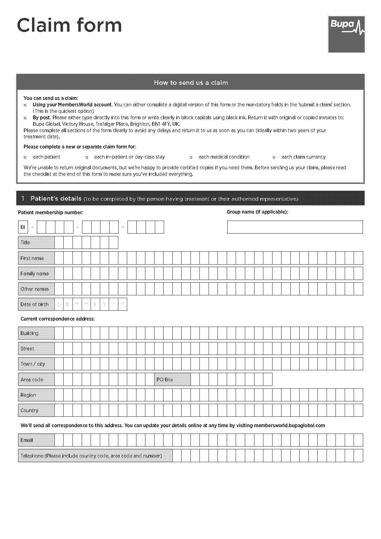 bupa medical declaration form saudi arabia