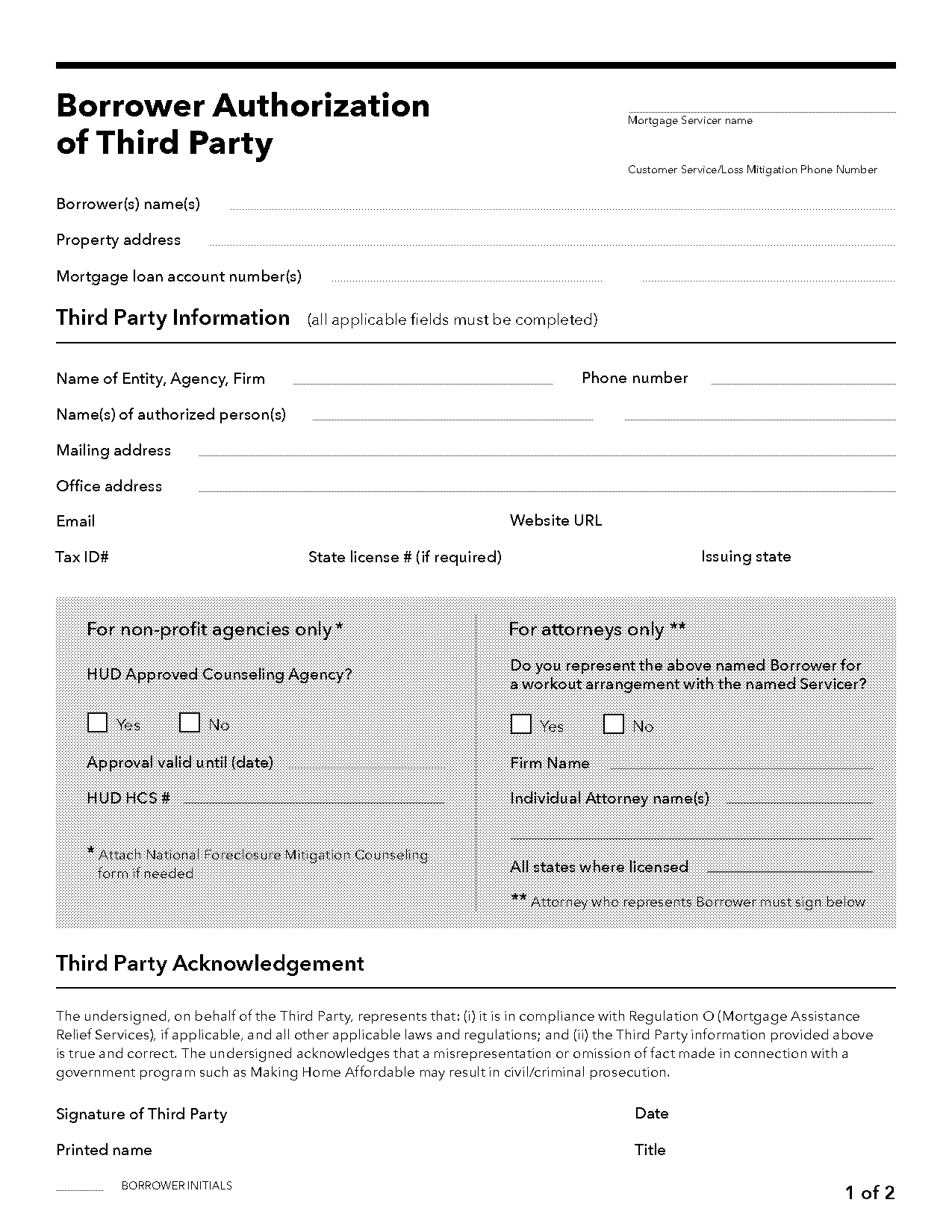 loancare contact authorization form