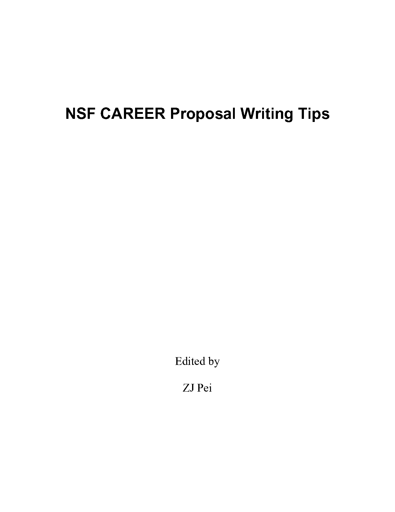 sample proposal on career guidance