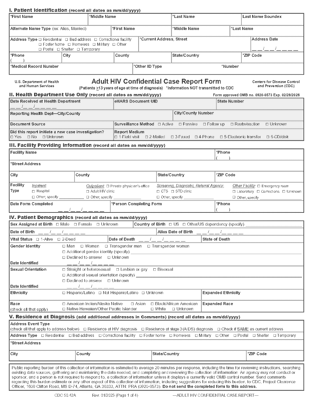 clinical report form template