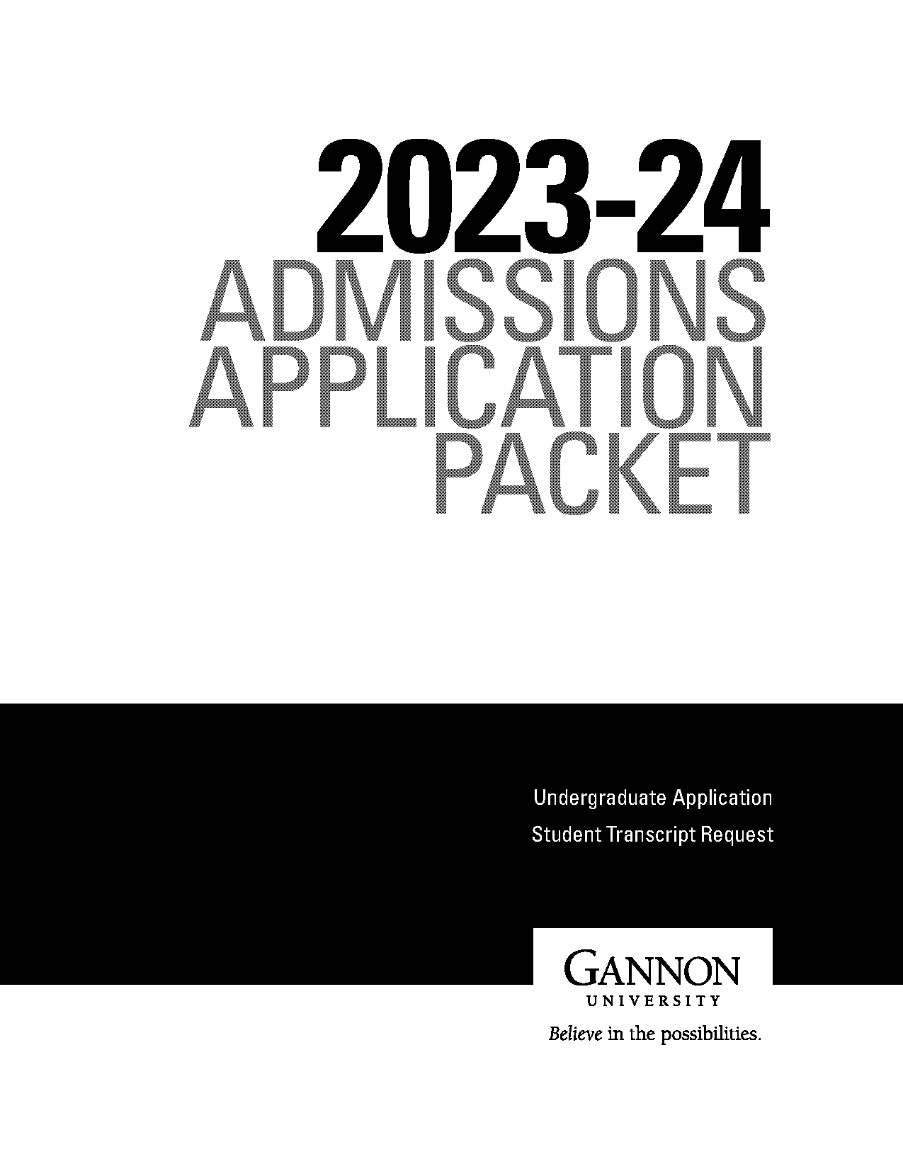 send high school transcript to gannon university