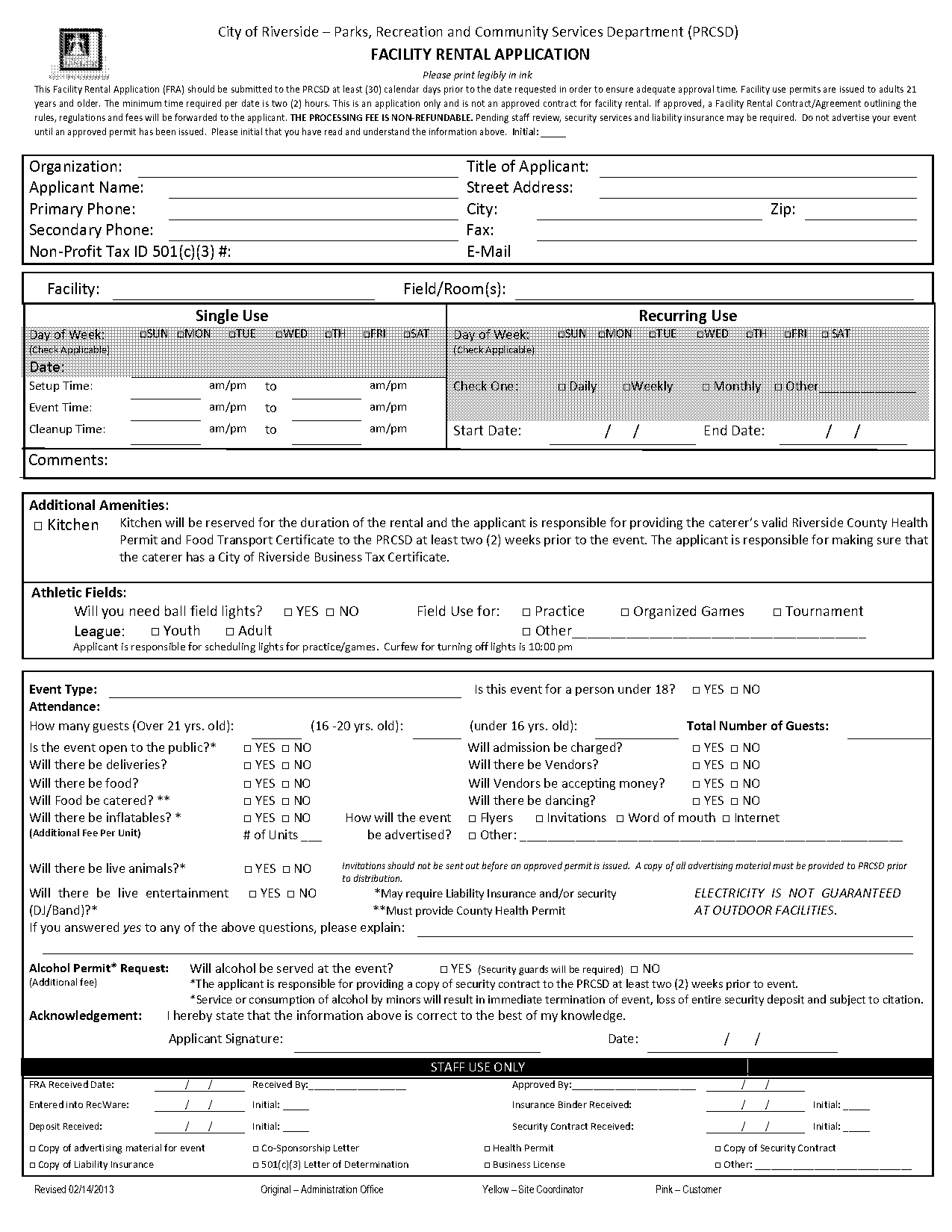 rental application process in ca