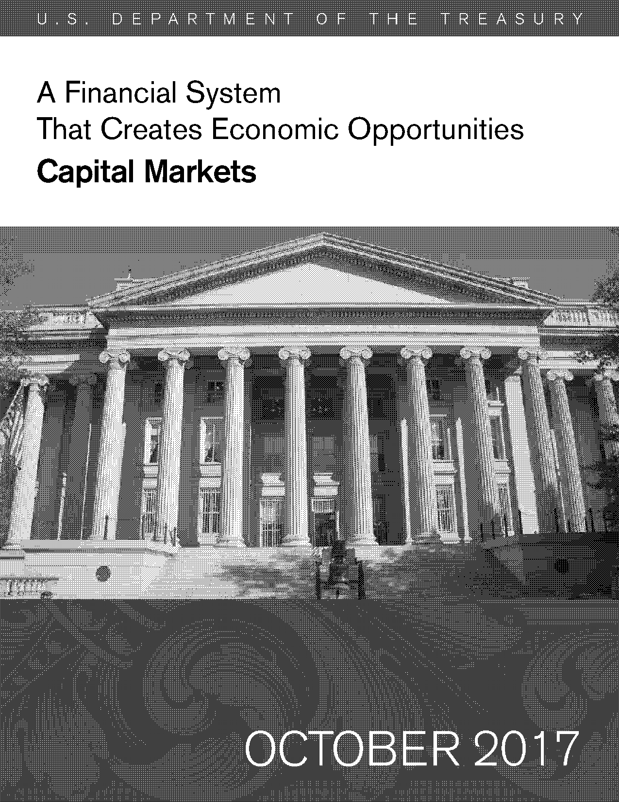 us treasury report capital markets