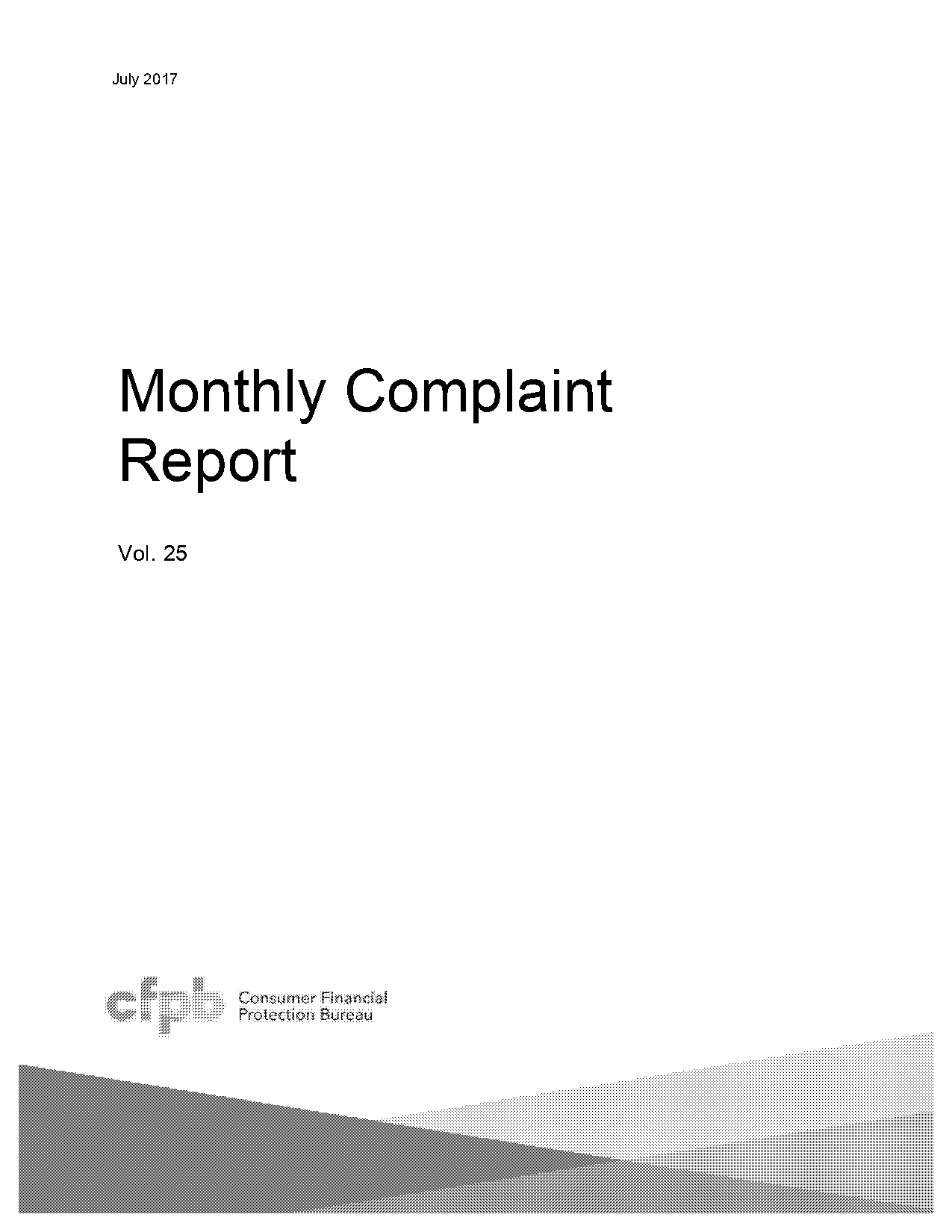 customer complaint report pdf