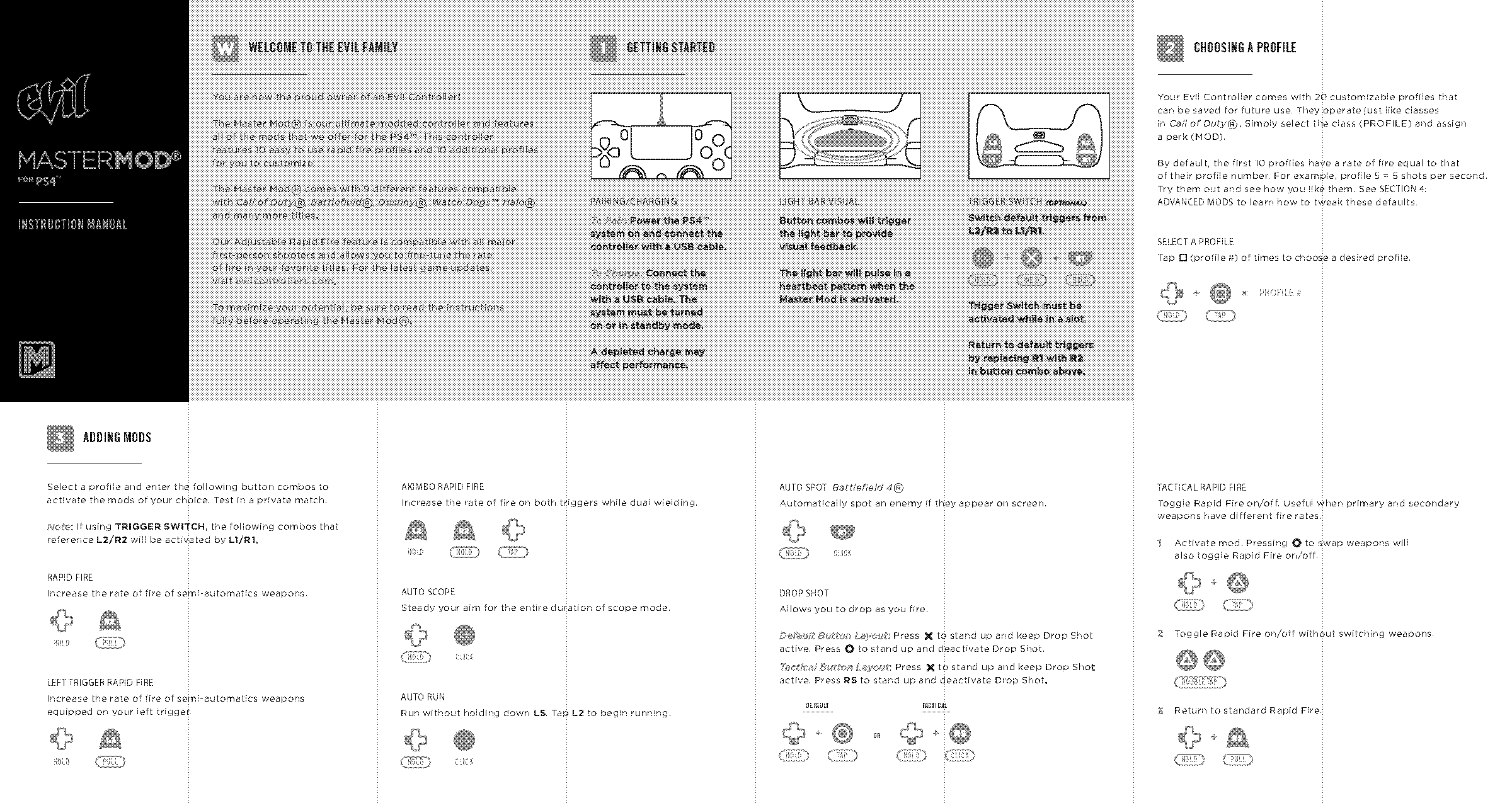 gaming modz controller instructions