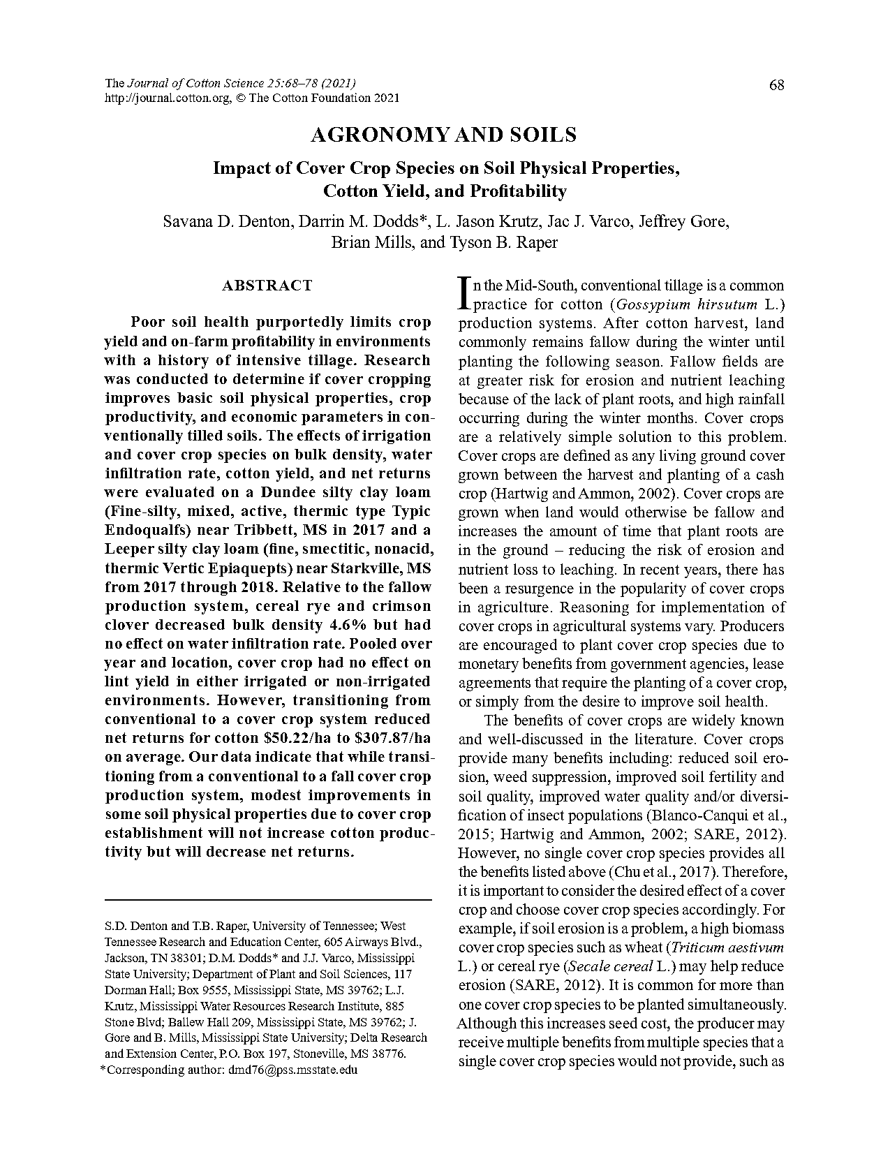 types of soil physical properties