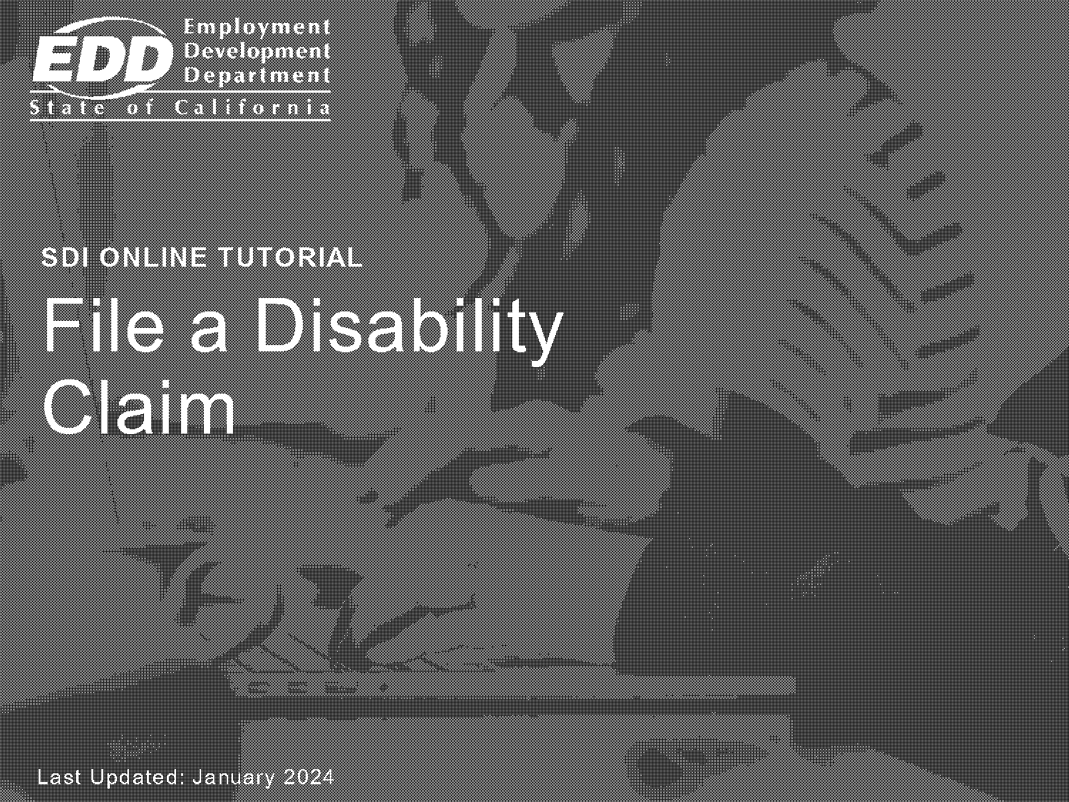 how to fill out edd disability form