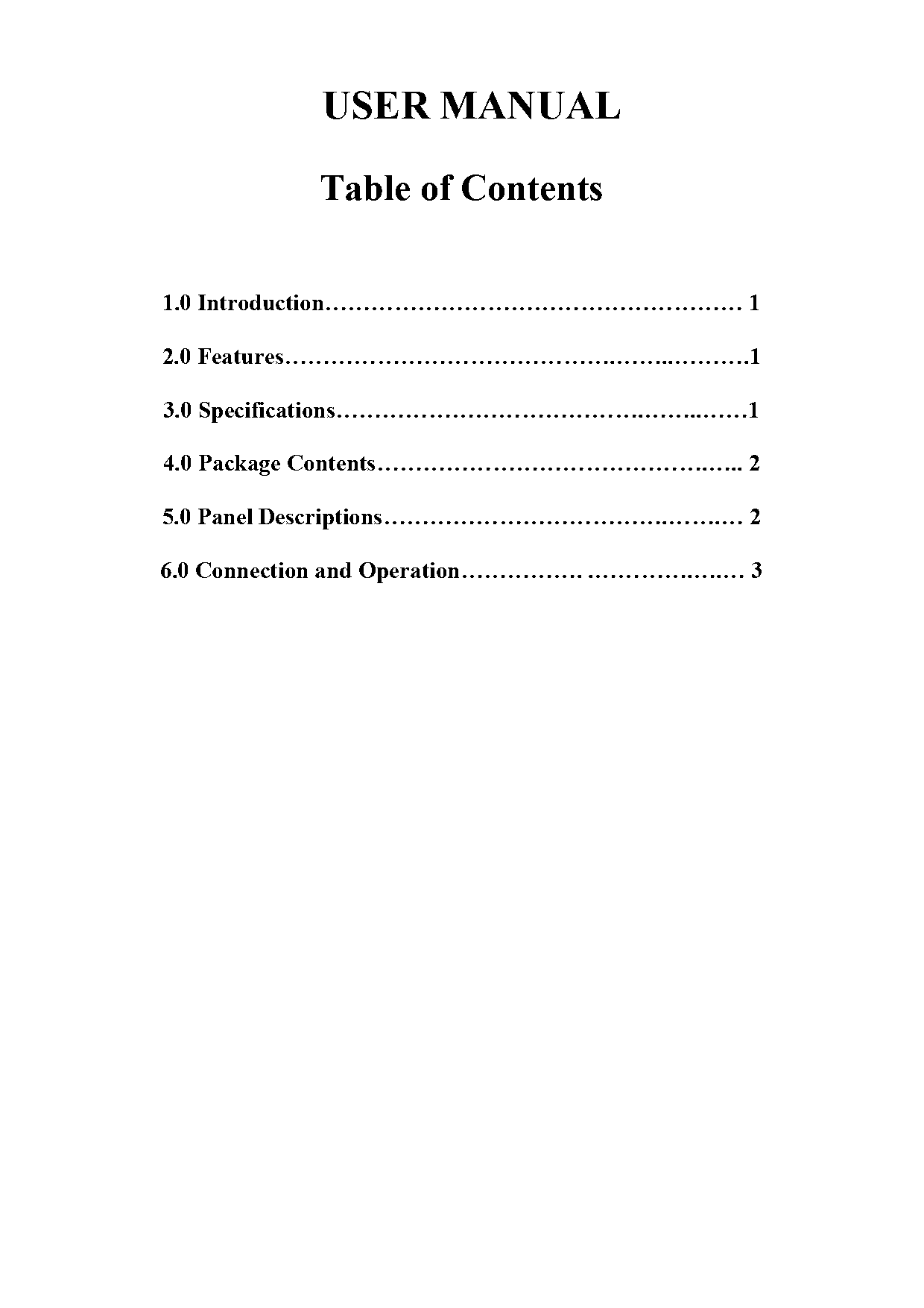 mini hdmi to cvbs user manual