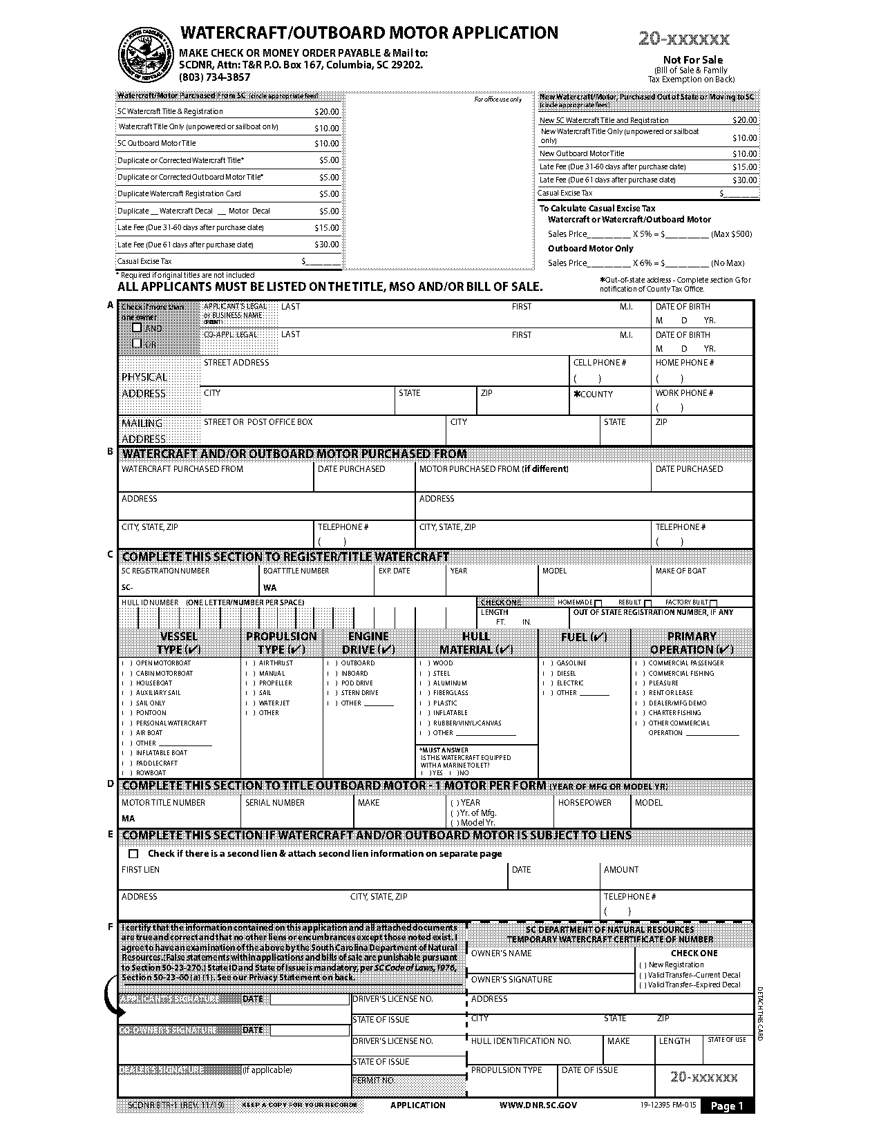 registration and title application ma