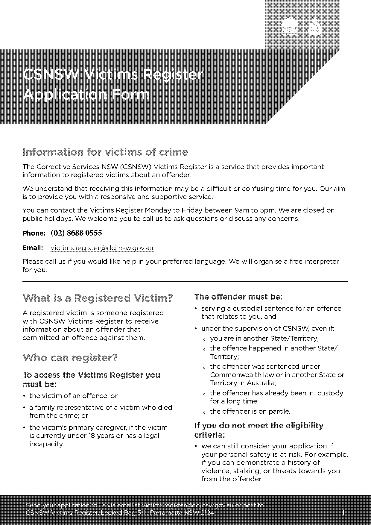 personal violence order nsw application form