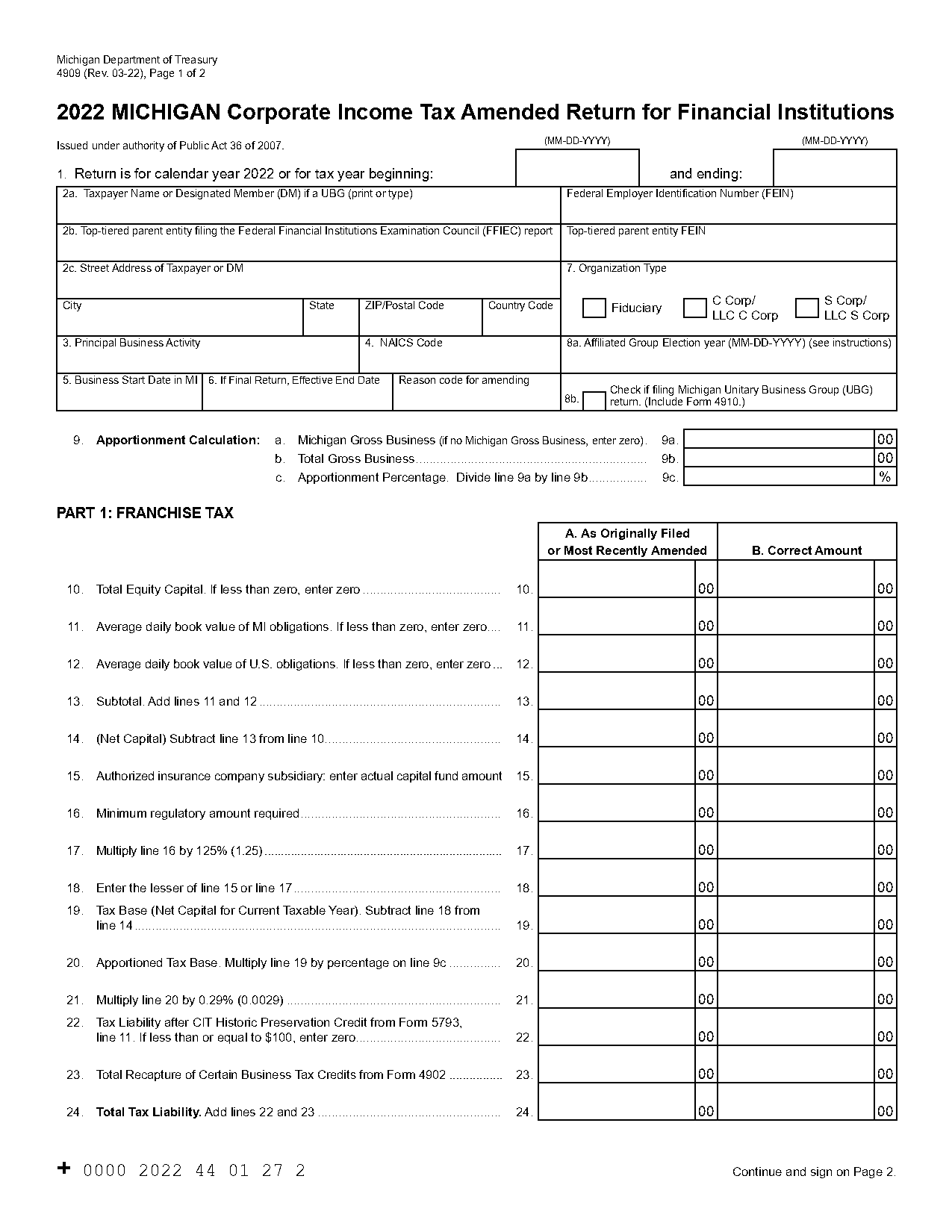 company tax return amendments