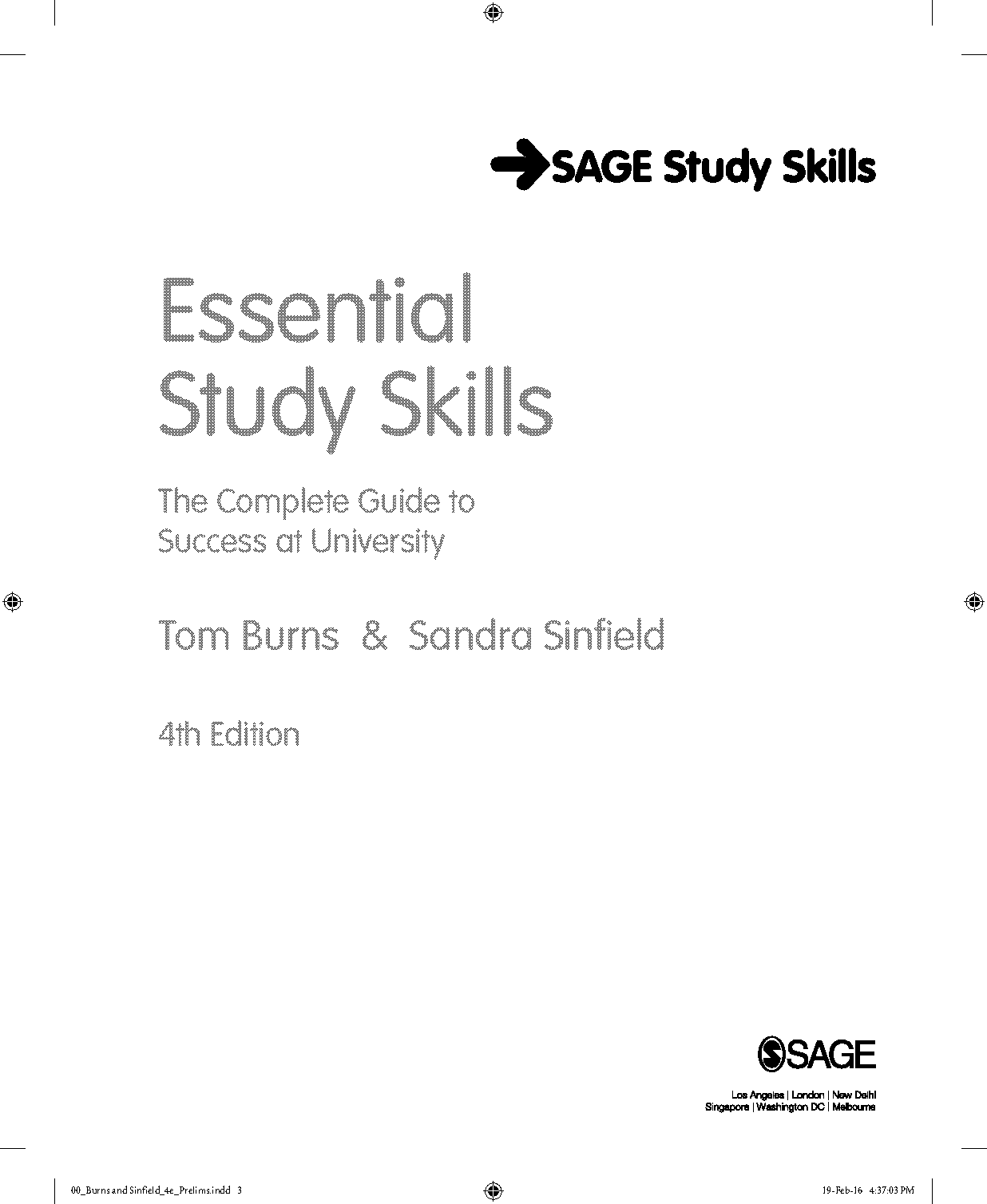 essential study skills the complete guide to success