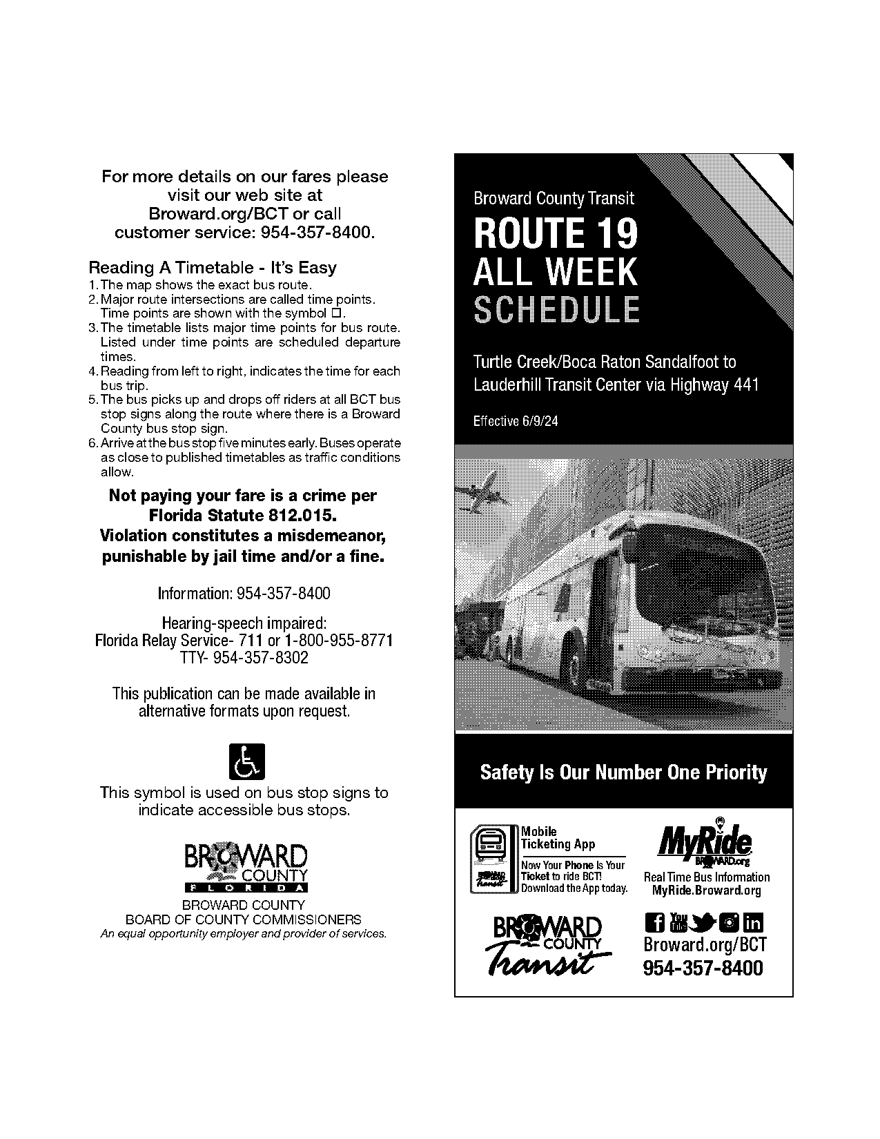 boca raton city bus schedule