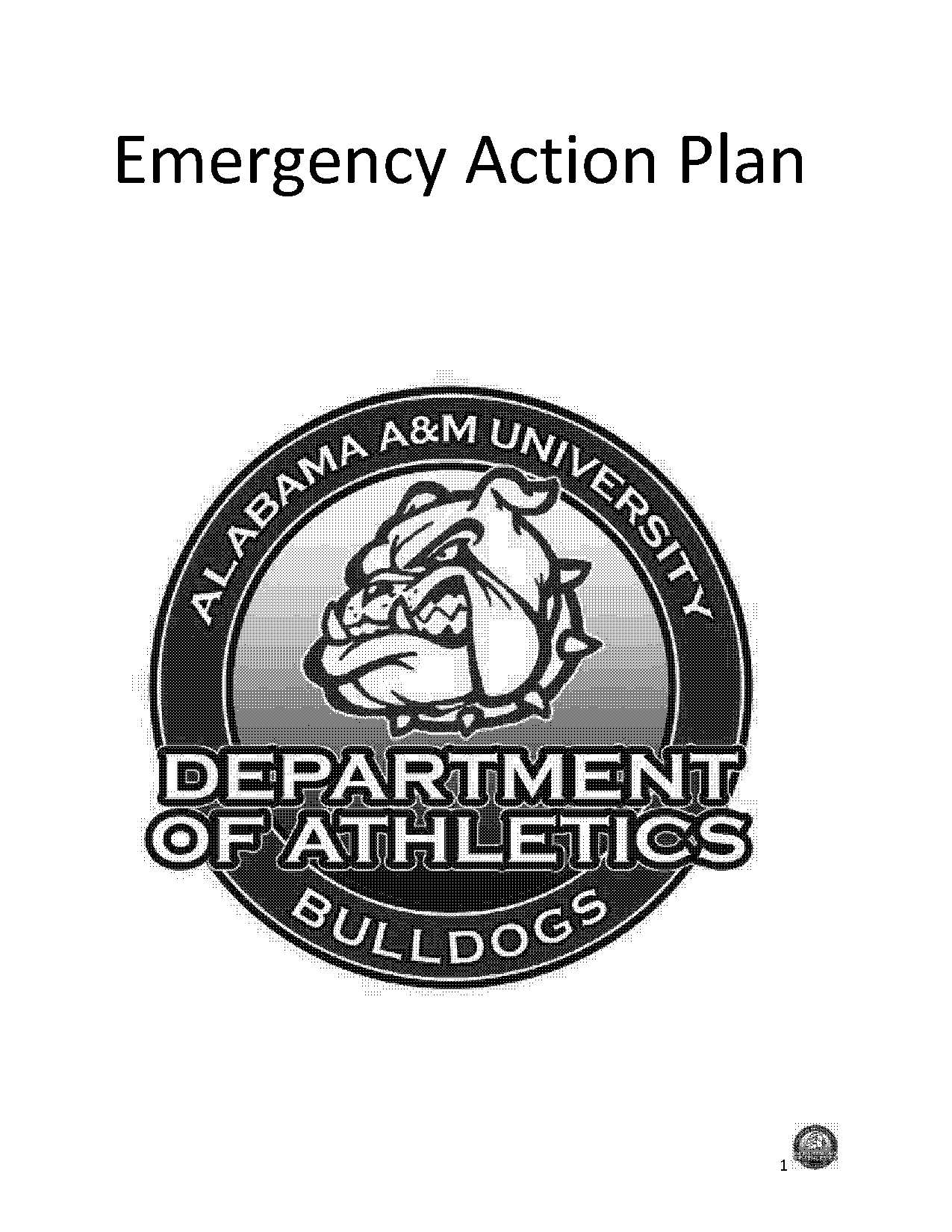 emergency action plan template football