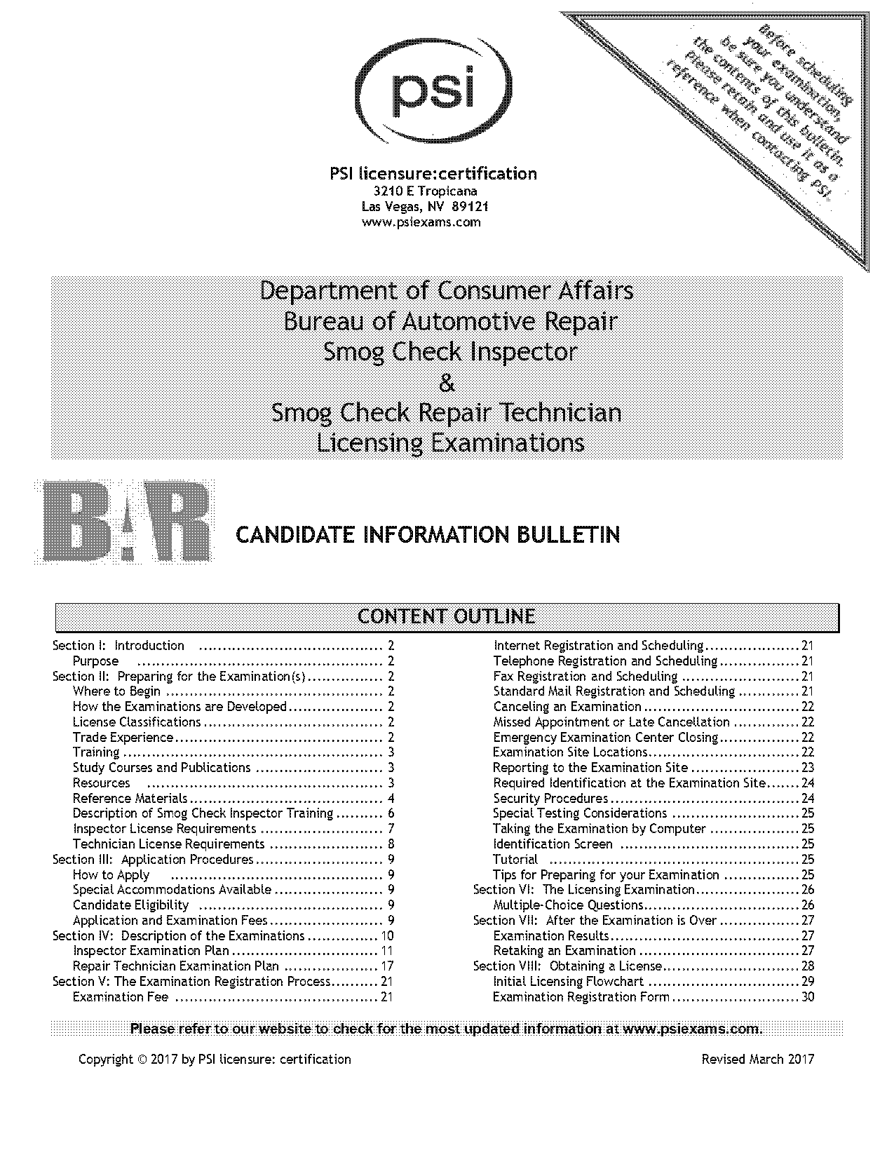 smog check obd reference guide