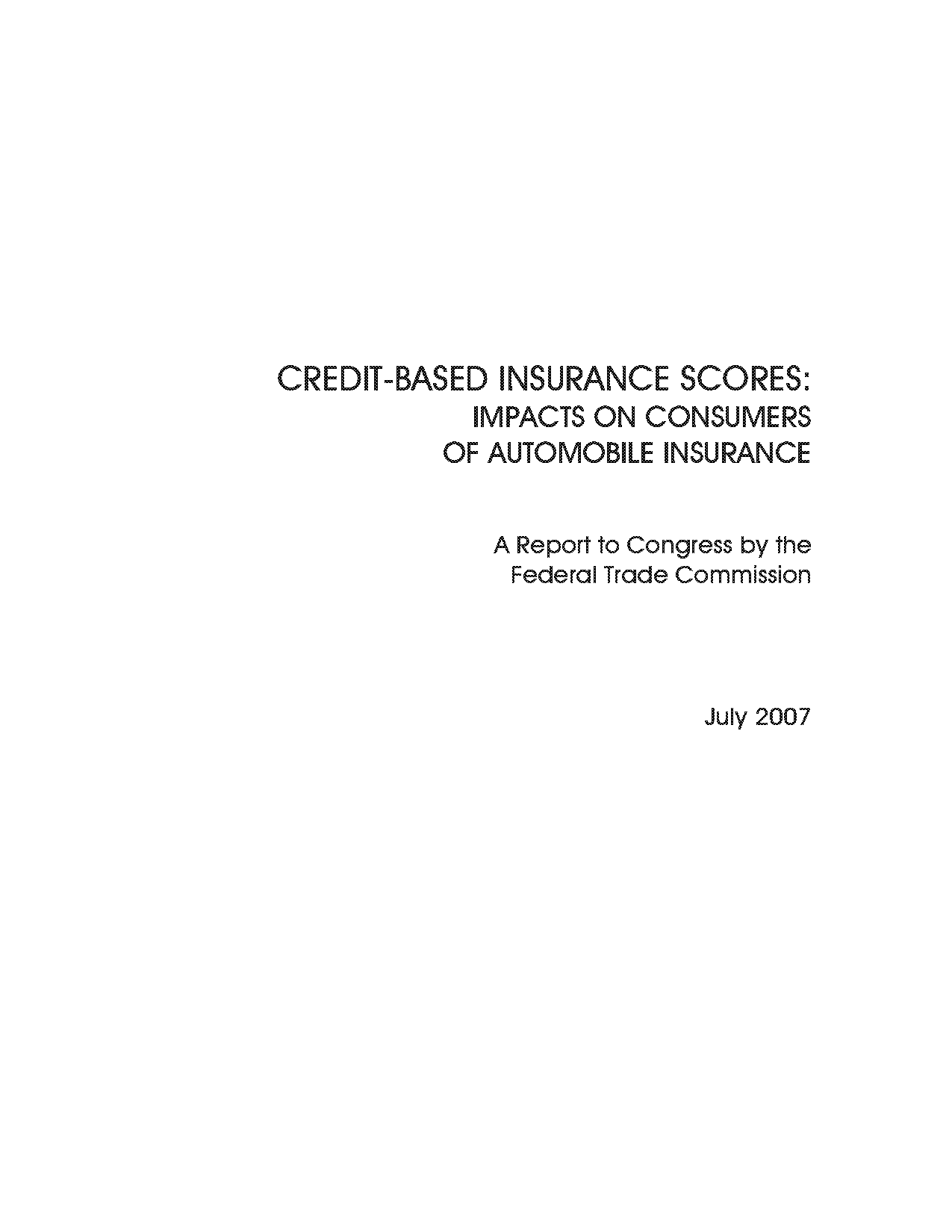 connection between credit report and credit score