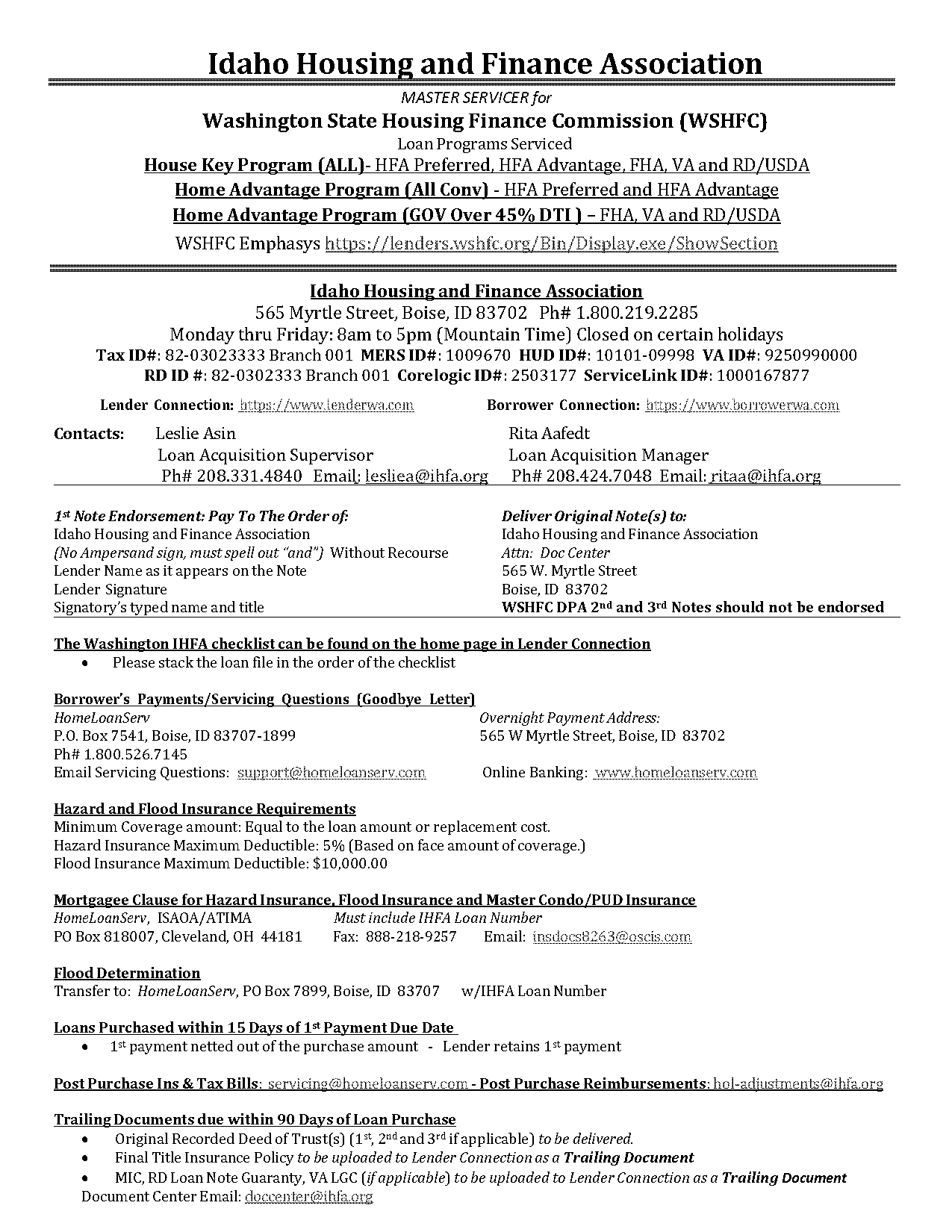 idaho housing pay mortgage