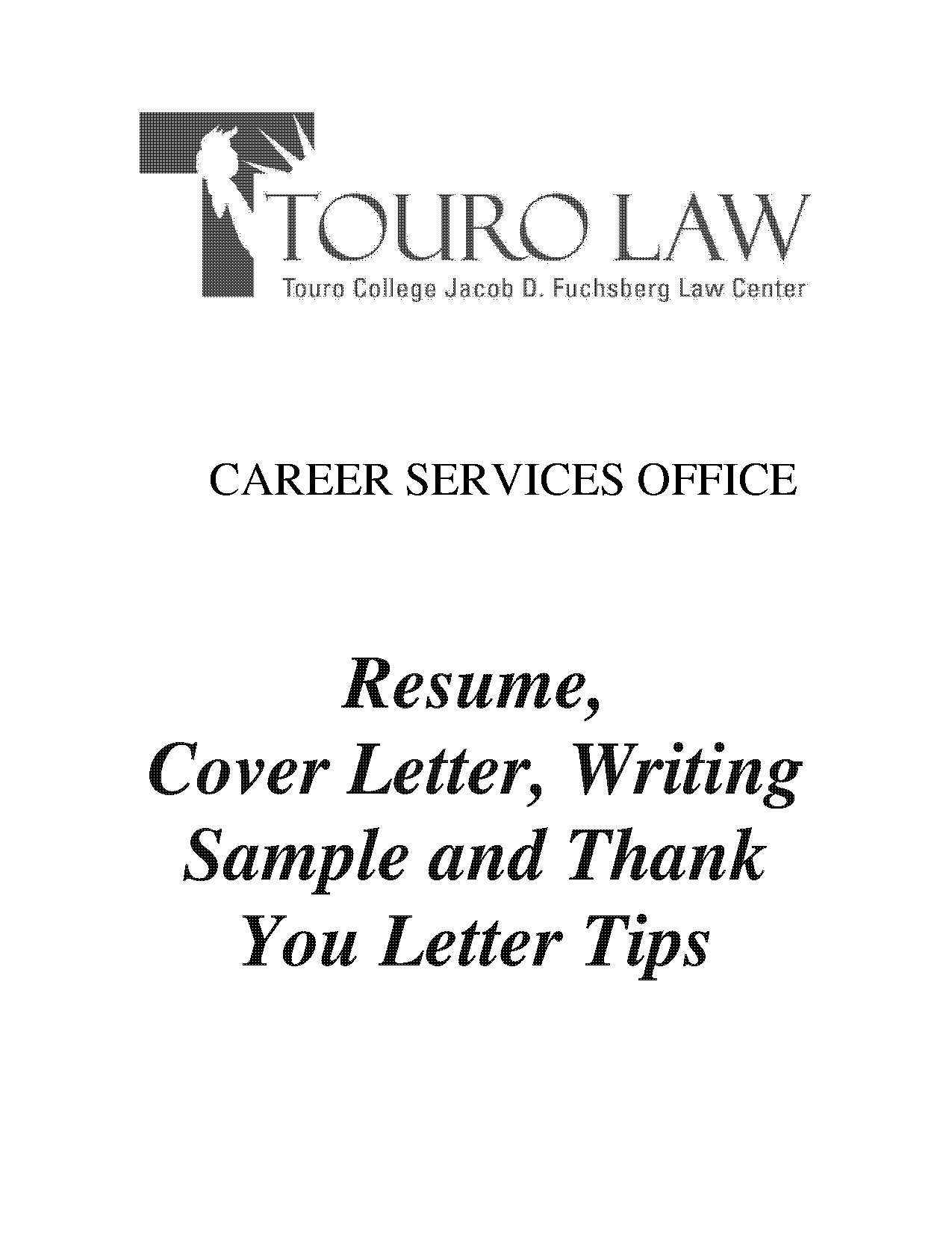 thank you for your resume letter